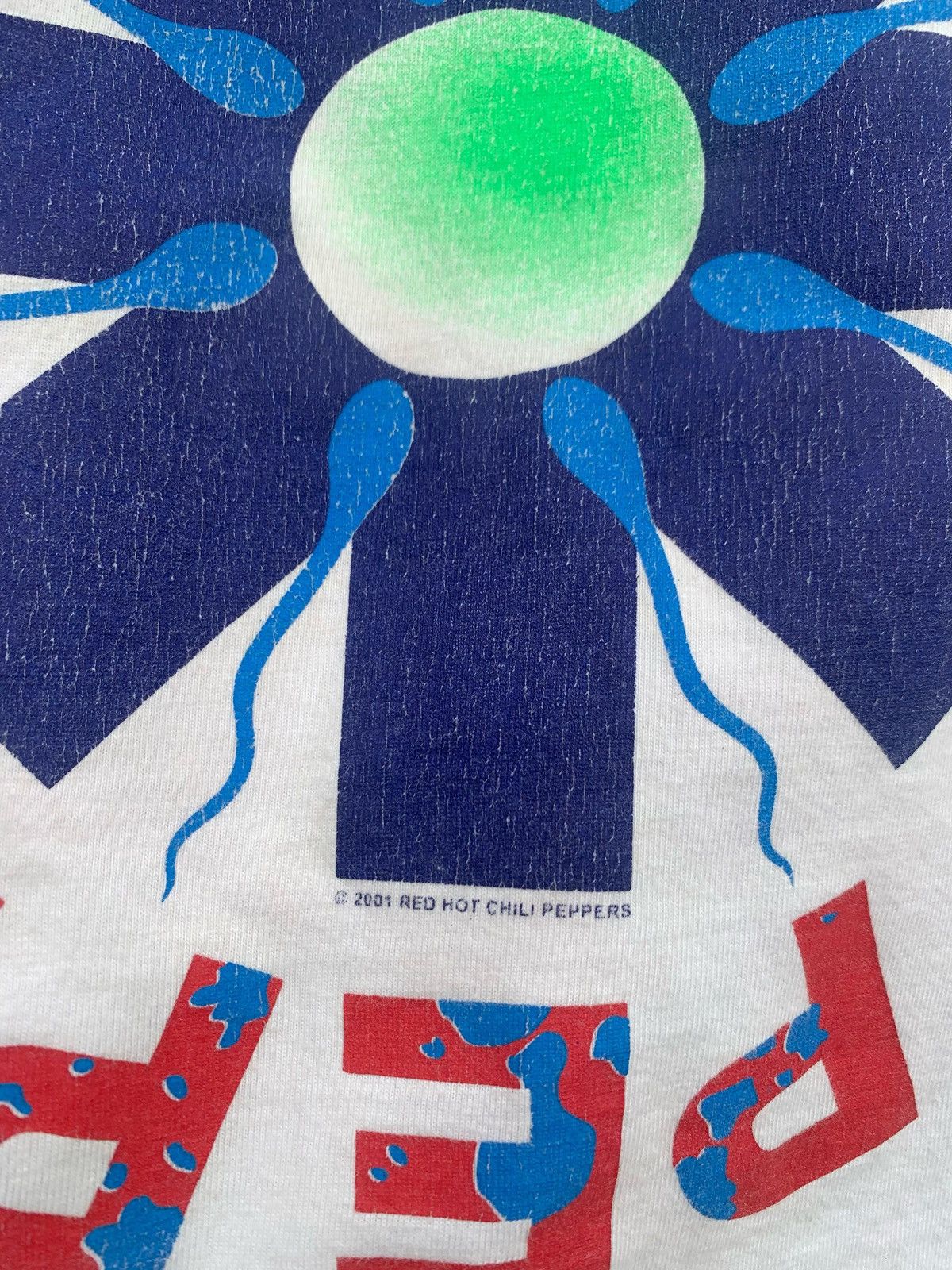 Band Tees Vintage Red Hot Chili Peppers Raglan Tee (1998 / 2001) Size US L / EU 52-54 / 3 - 3 Thumbnail
