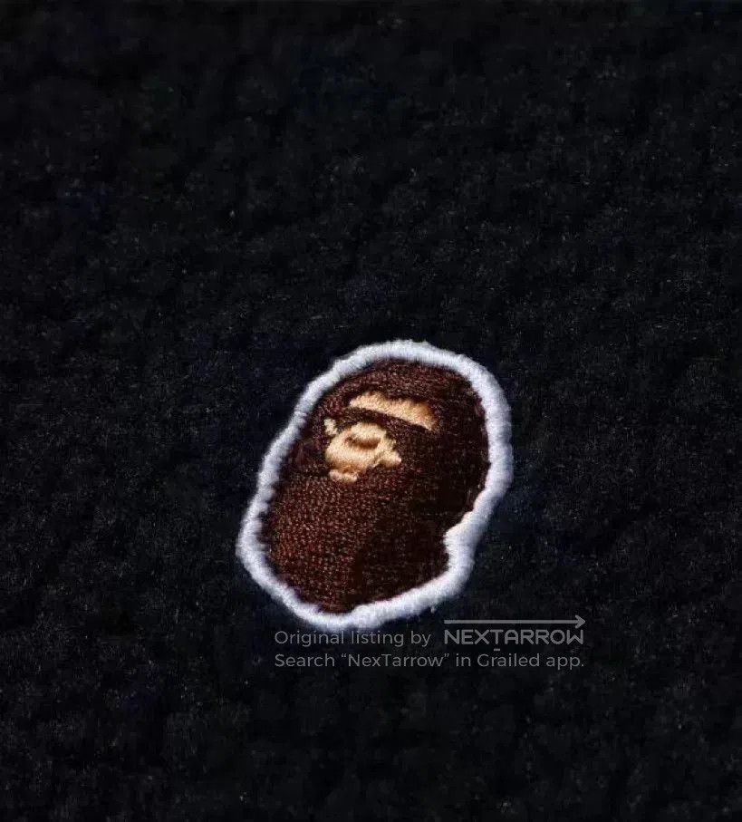 Bape black thick teddy bear fleece zip jacket. Size US XL / EU 56 / 4 - 3 Thumbnail