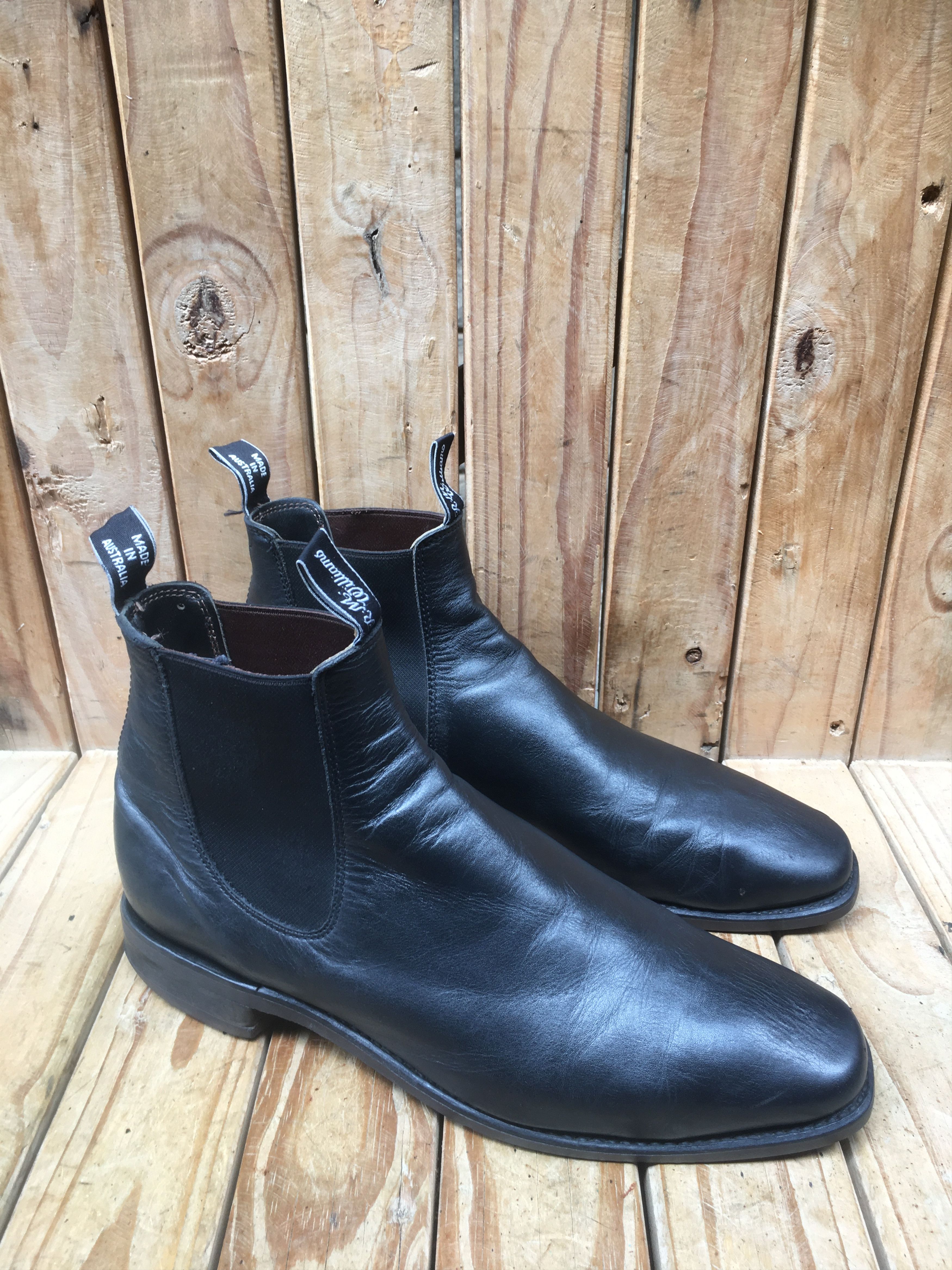 R.M. Williams Rm Williams Black leather chelsea Men Boots Size UK 11 F Size US 12 / EU 45 - 5 Thumbnail