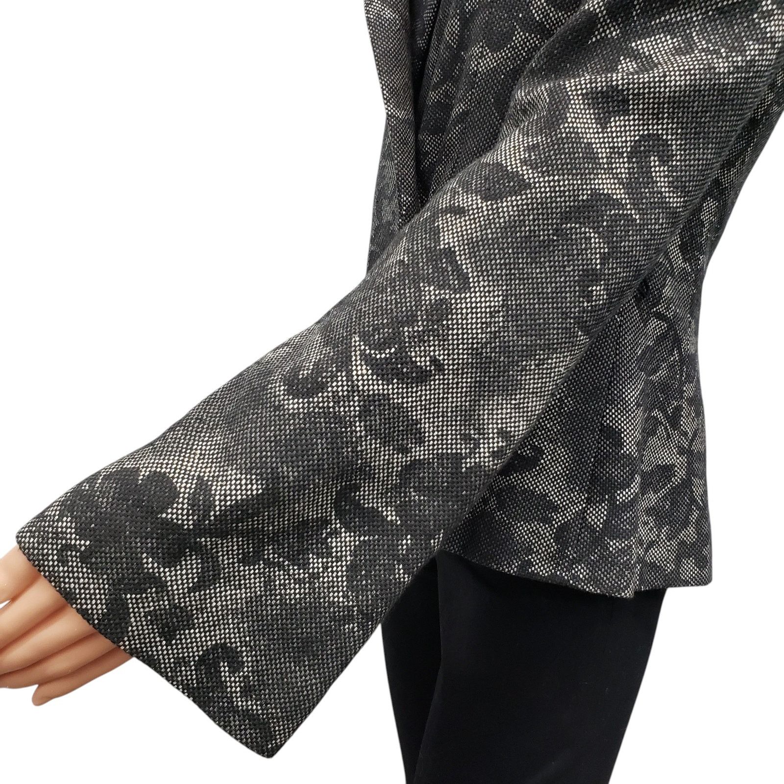 H&M H&M Floral Fitted Blazer Jacket Bell Sleeve Snap Closure 8 Size M / US 6-8 / IT 42-44 - 9 Thumbnail