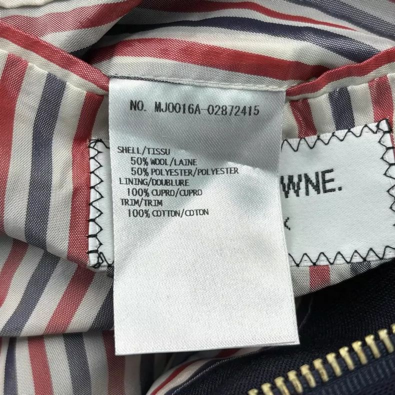 Thom Browne Thom Browne Wool stripe flight jacket 2505-Nextarrow Size US S / EU 44-46 / 1 - 5 Thumbnail