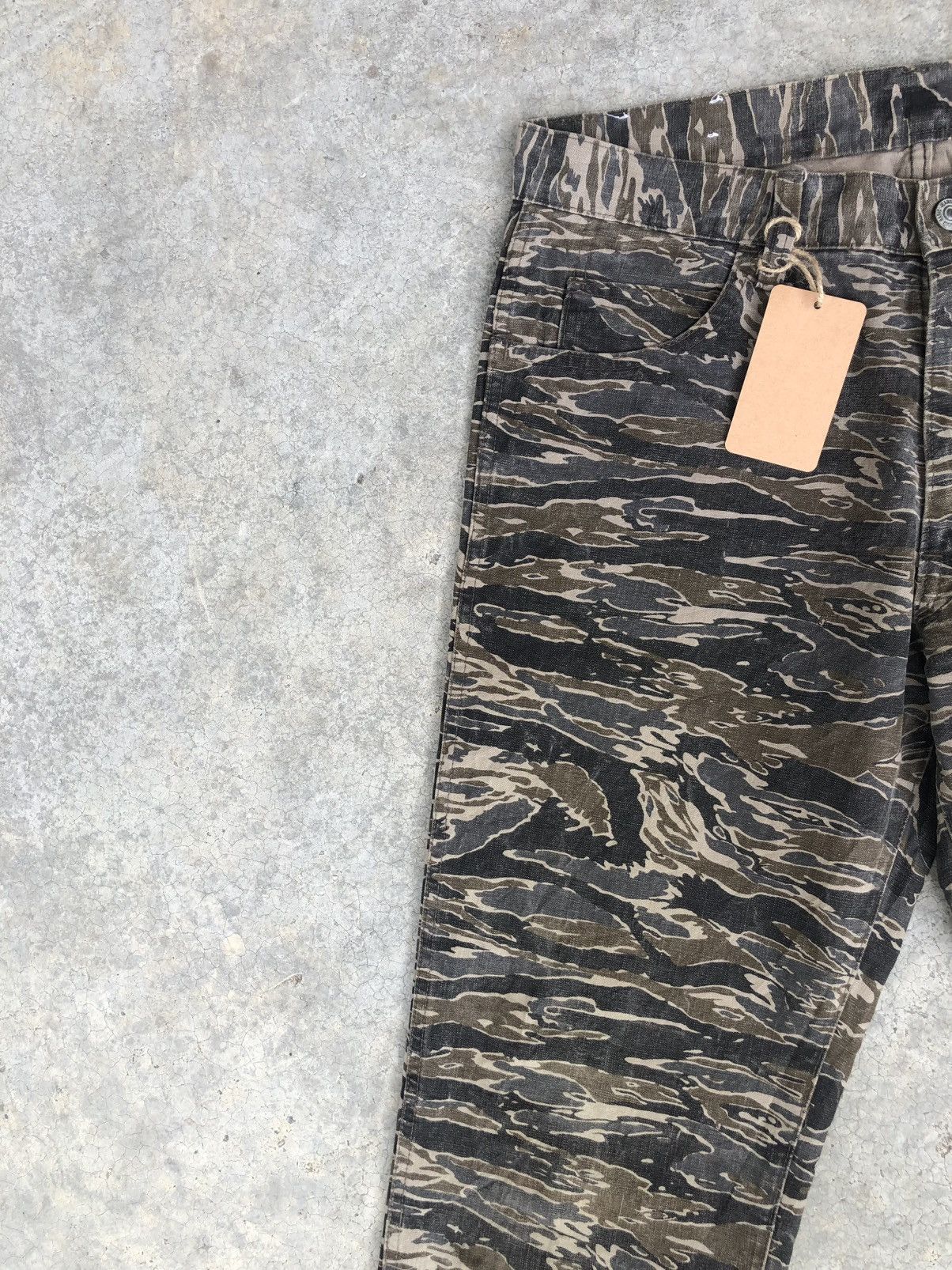 Hysteric Glamour Tiger Stripe Johnbull Fullprint Jeans Size US 33 - 4 Thumbnail