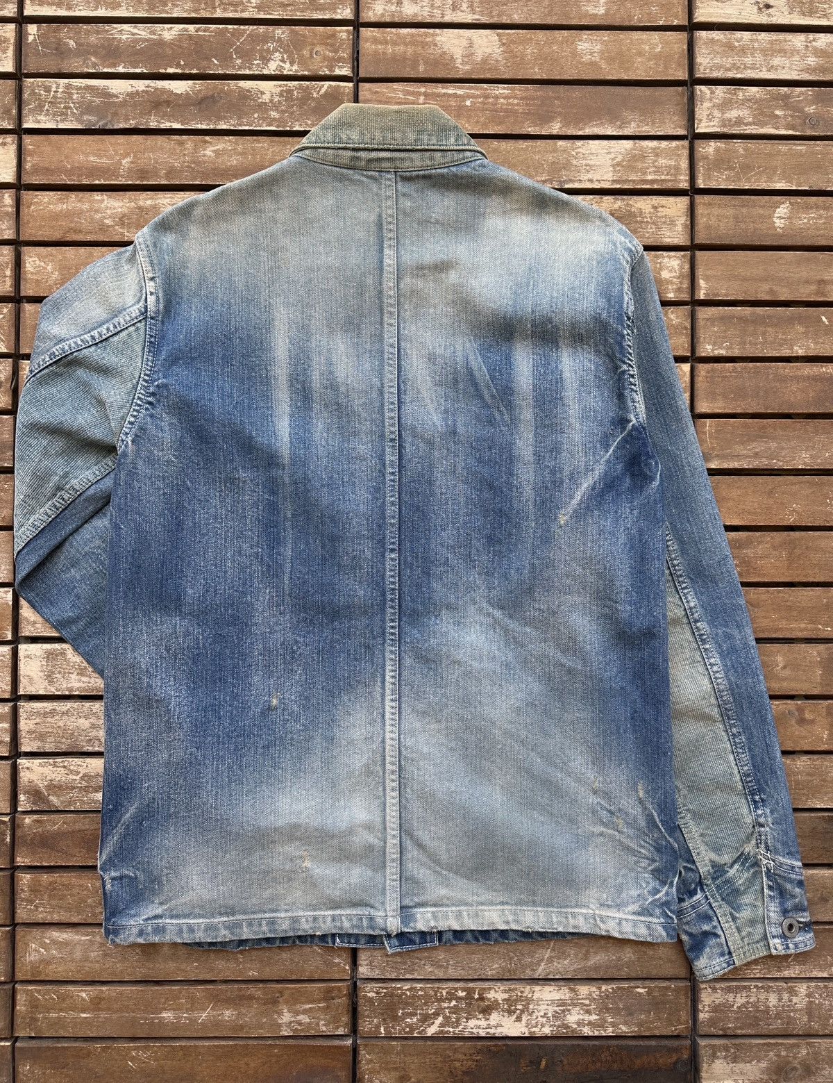 FDMTL FDMTL Fundamental Agreement Luxury JP Denim Coverall Jacket Size US M / EU 48-50 / 2 - 5 Thumbnail