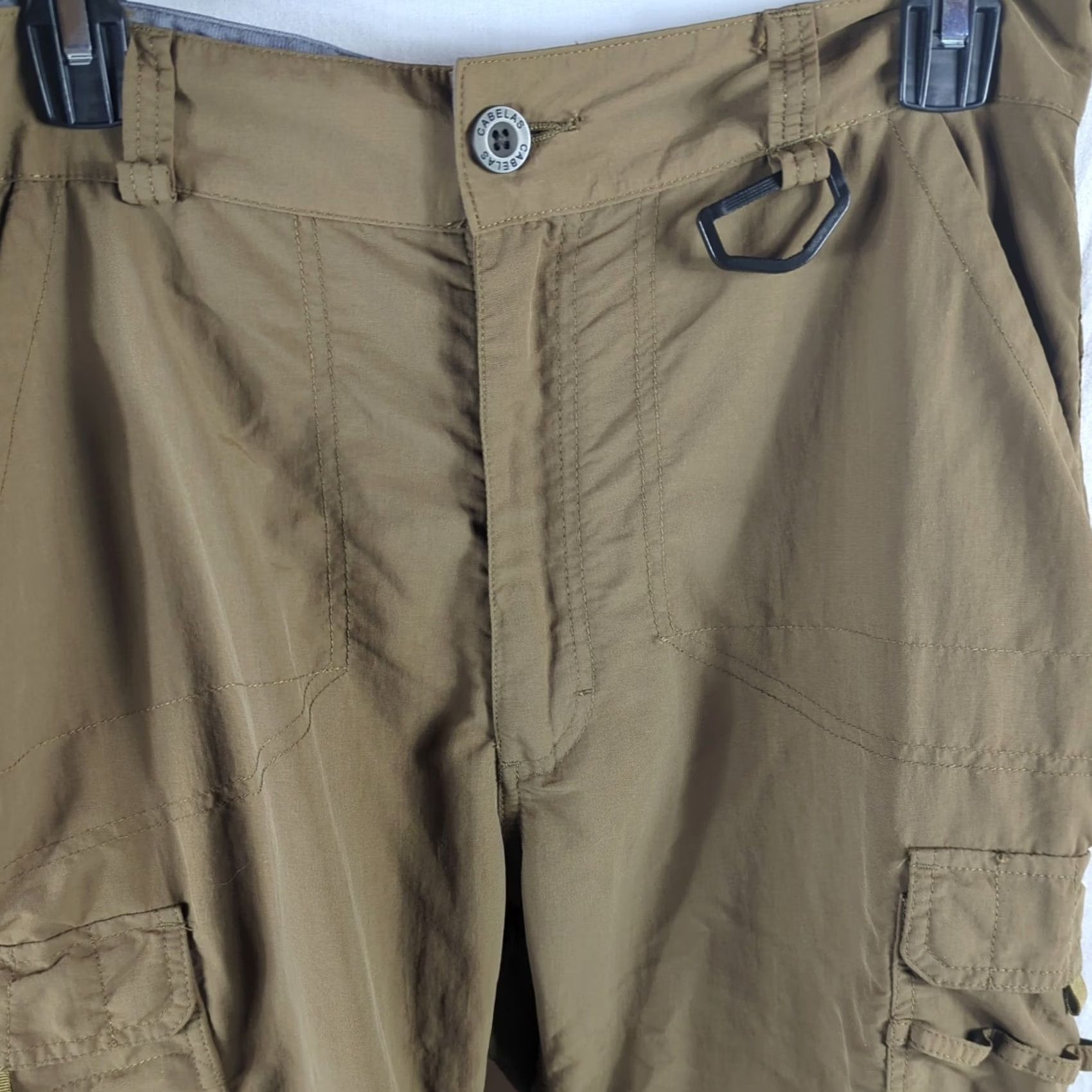 Vintage Cabela's Pants Mens 32X32 Convertible Nylon Brown Cargo Outdoor Size US 32 / EU 48 - 2 Thumbnail