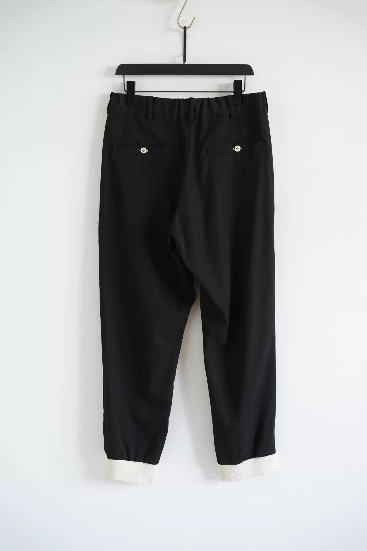 Yohji Yamamoto Yohji Yamamoto 09AW Beast White Buckle Wool Pants Size US 34 / EU 50 - 2 Thumbnail