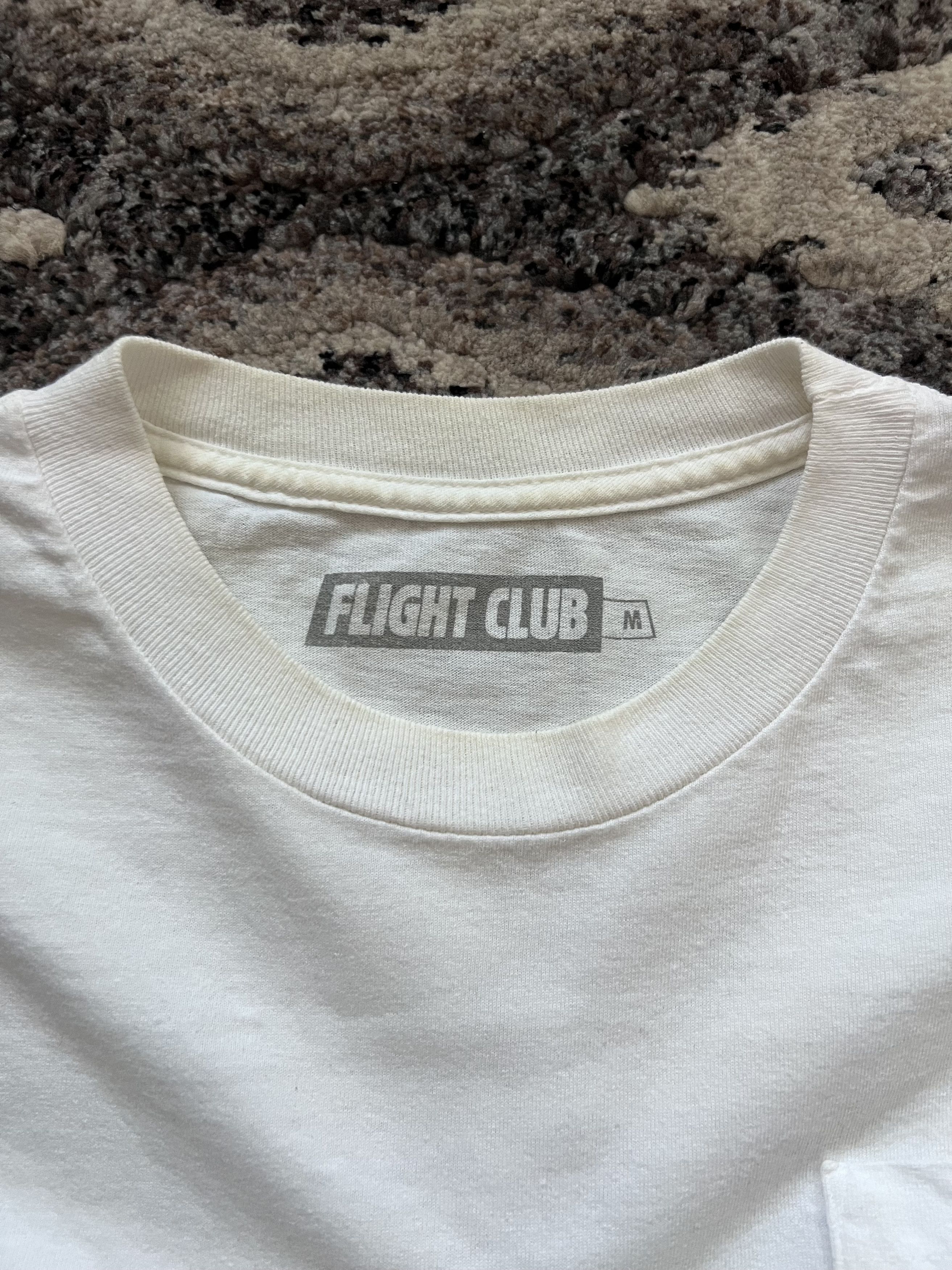 Flight Club Vintage Flight Club Pocket Tee in White Size US M / EU 48-50 / 2 - 3 Thumbnail