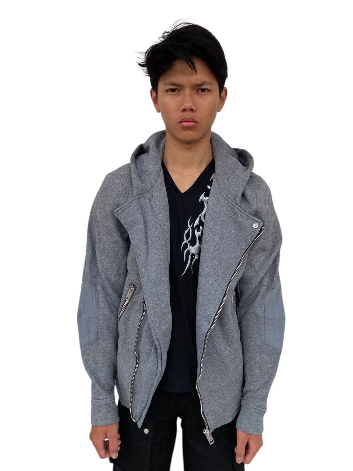 BUFFALO BOBS 2000s Diesel - Biker Zip Hoodie Size US M / EU 48-50 / 2 - 2 Thumbnail