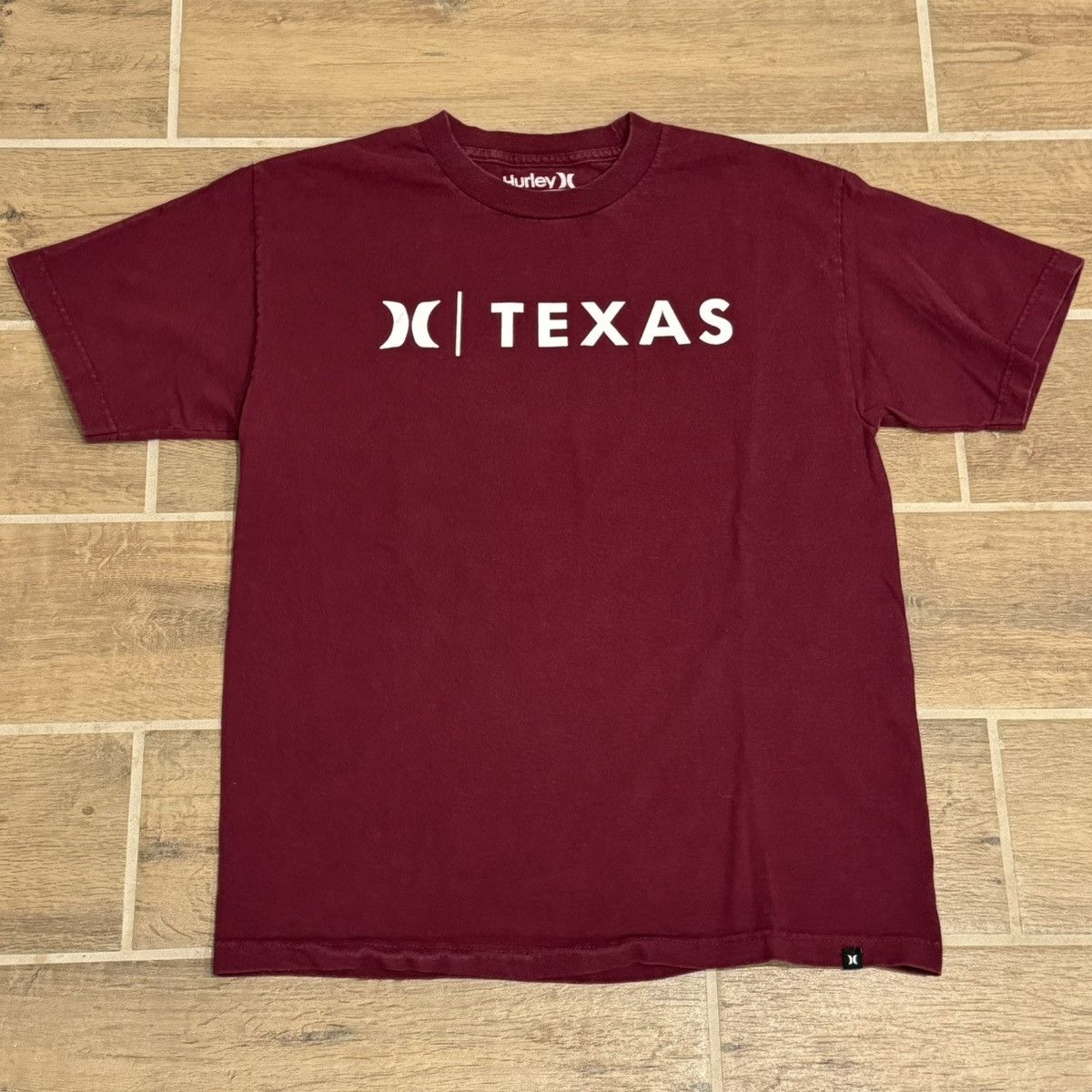 Hurley × Vintage Hurley Texas A&M Aggies Maroon Classic Fit T-Shirt Size US M / EU 48-50 / 2 - 1 Thumbnail