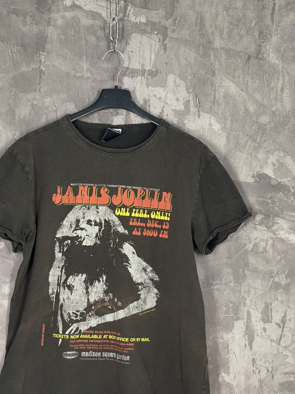 Band Tees × Vintage Vintage vtg Janis Joplin rock & roll band tee t-Shirt Size US M / EU 48-50 / 2 - 4 Thumbnail