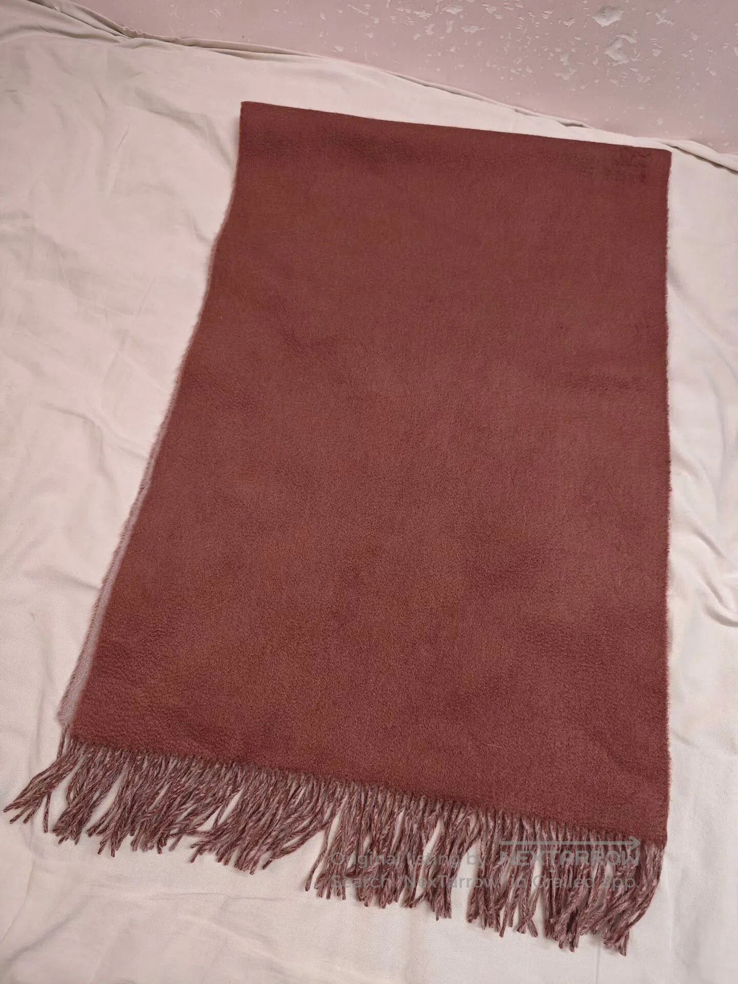 Japanese Brand Vicuna Cashmere Blend Scarf. Size ONE SIZE - 2 Thumbnail