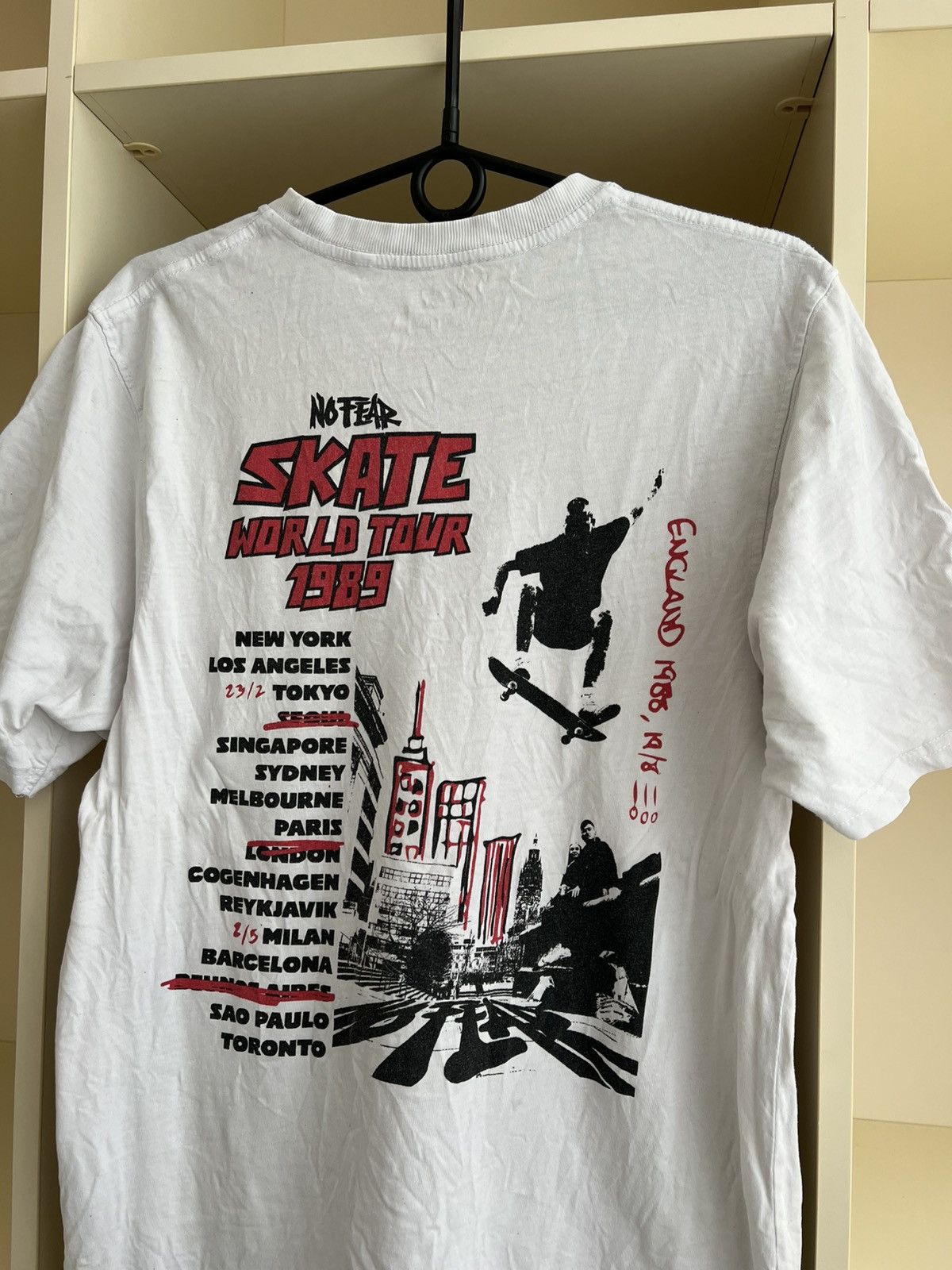 No Fear No Fear Skate World Tour T-Shirt Tee Size M Size US M / EU 48-50 / 2 - 2 Thumbnail