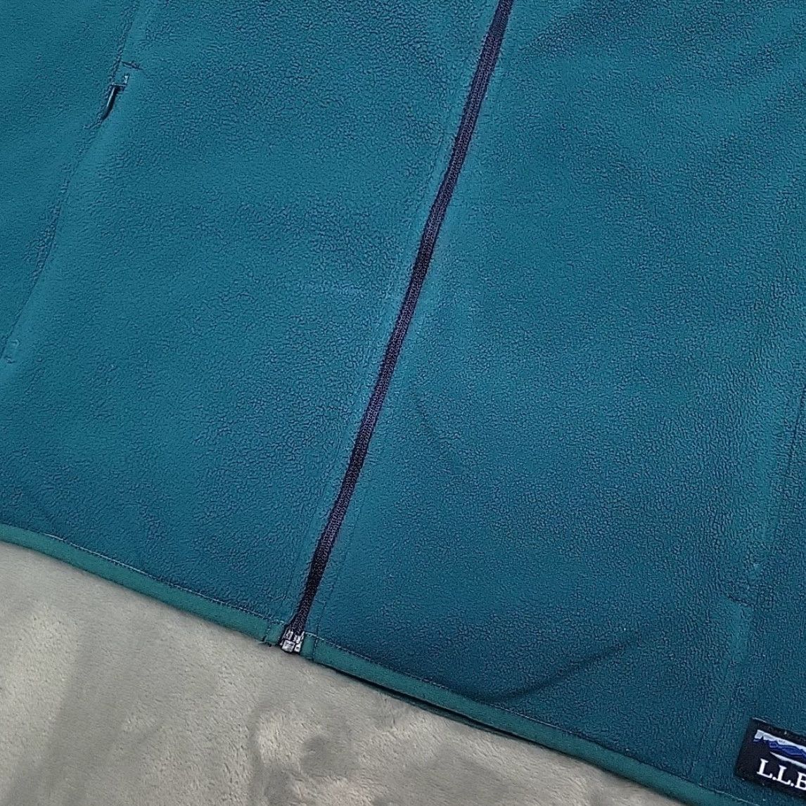 Vintage VINTAGE LL Bean Sweater Women L Teal 1/4 Zip Long Sleeve Fleece Outdoors Casual Pullover Size L / US 10 / IT 46 - 3 Thumbnail
