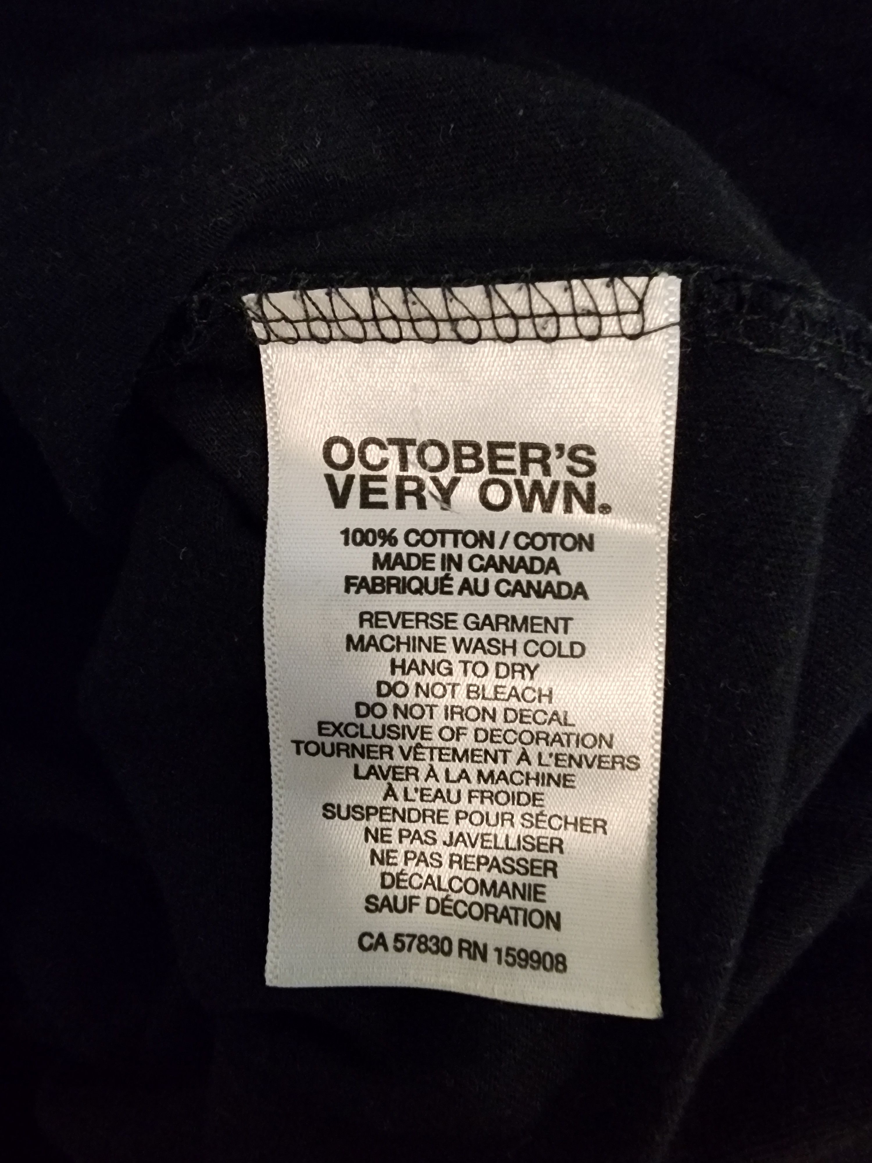 October's Very Own Ovo owl Canada flag maple leaf shirt Size US L / EU 52-54 / 3 - 4 Thumbnail