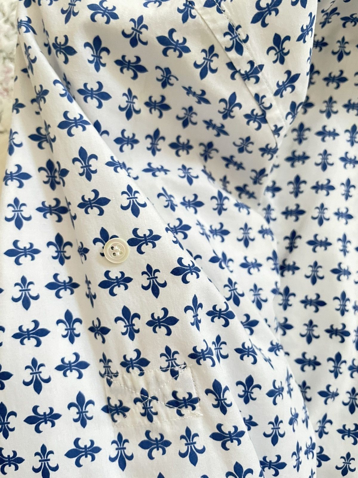 Alexander McQueen Alexander McQueen fleur-de-lis slim fit shirt Size US S / EU 44-46 / 1 - 7 Thumbnail