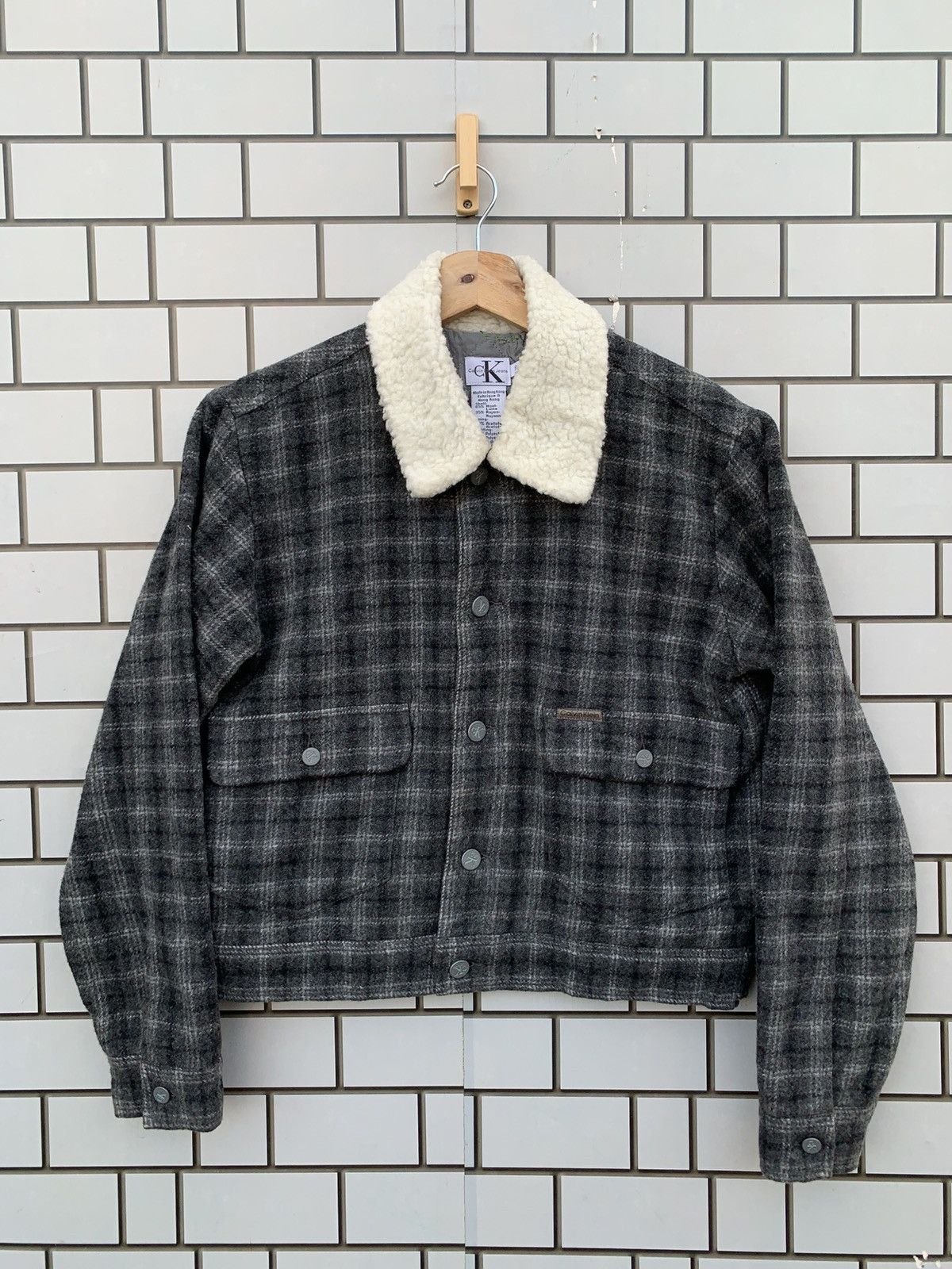 Calvin Klein × Vintage Vintage Calvin Klein Jeans Cropped Jacket Size US S / EU 44-46 / 1 - 1 Thumbnail