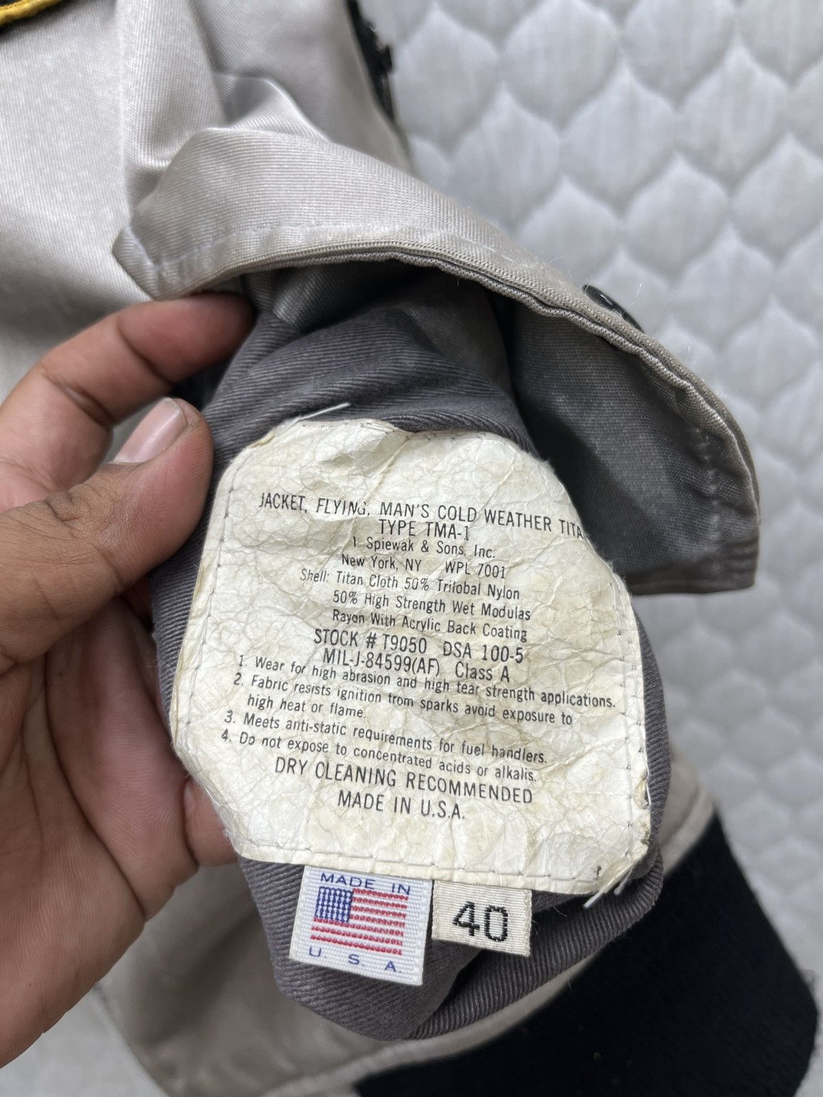 I. Spiewak And Sons 🔥🔥🔥STEALS VTG I SPIEWAK & SONS MILITARY MA1 FLIGHT JACKET Size US M / EU 48-50 / 2 - 8 Thumbnail