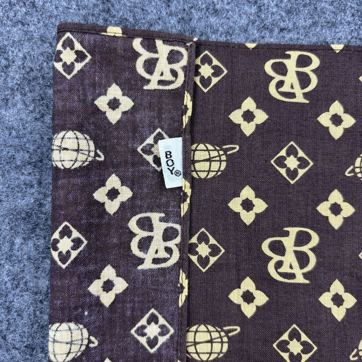 Beams Plus × Vintage Handkerchief # E014 # Bandana # Neckerchief Size ONE SIZE - 3 Thumbnail