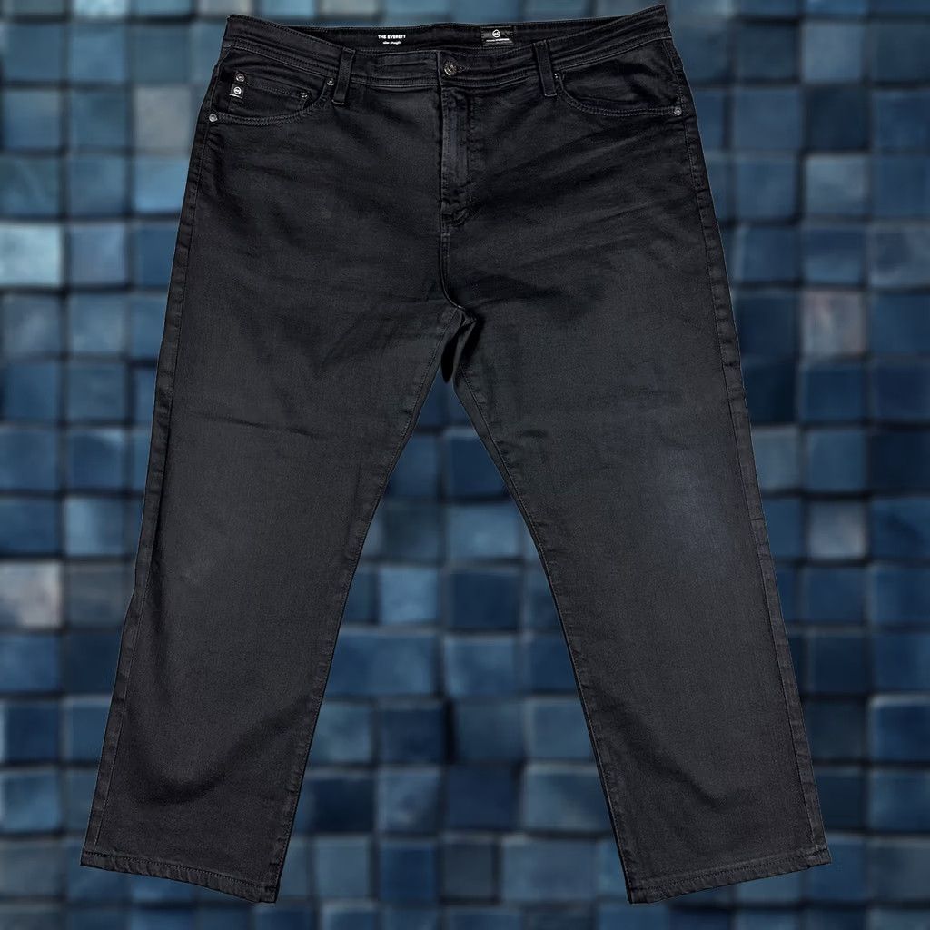 Vintage AG Adriano Goldschmied Everett Pants Slim Straight Men 40x26.5 Black Chino Casual Preppy EUC Boys? Size US 40 / EU 56 - 1 Thumbnail