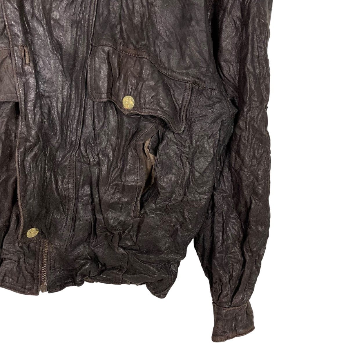 Other Vtg Marie-France Kremer Leather Jacket Size US S / EU 44-46 / 1 - 4 Thumbnail