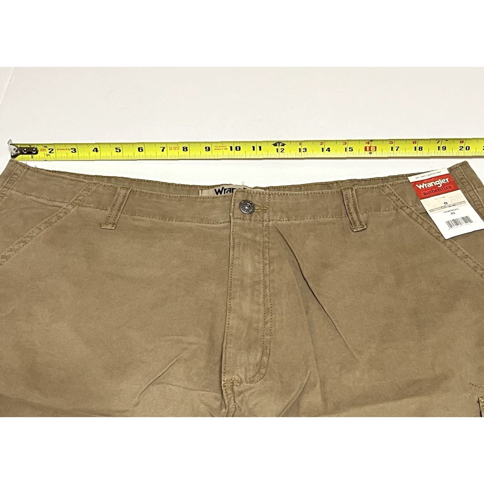 Wrangler VINTAGE: No Wrangler Cargo Shorts Mens 40 Brown NWT Size US 40 / EU 56 - 3 Thumbnail