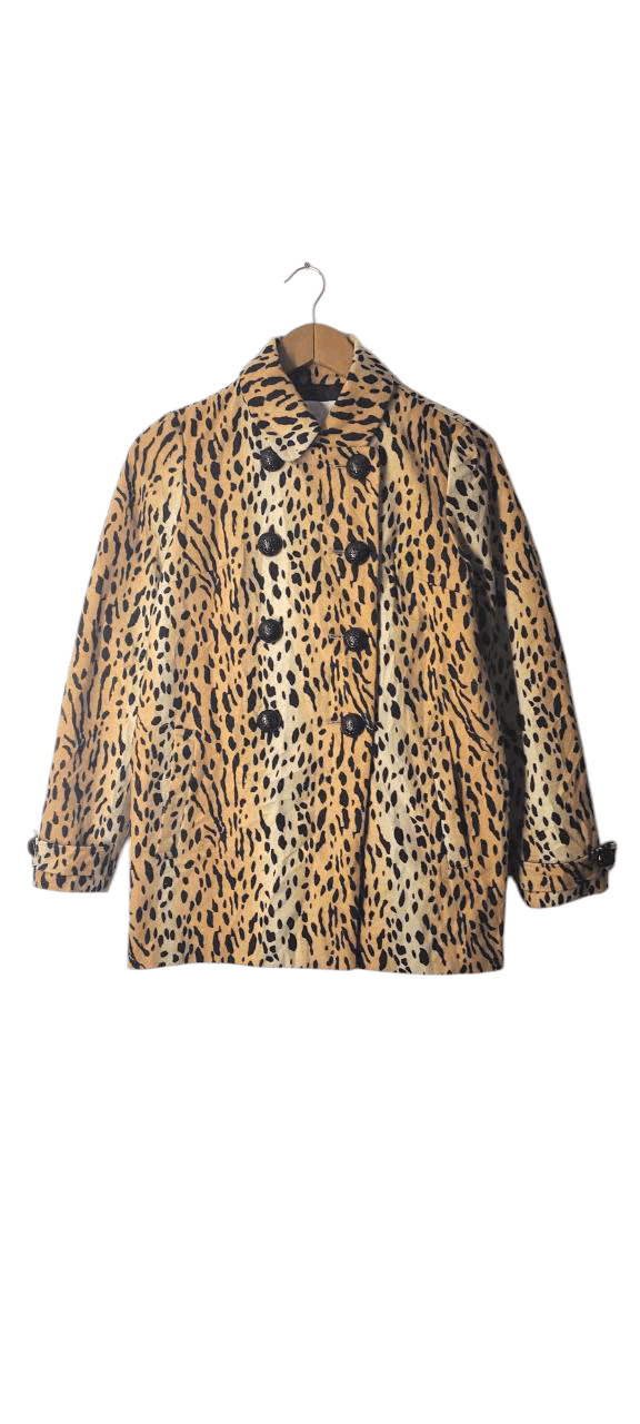 SLY LEOPARD FAUX FUR FASHIONABLE JACKET