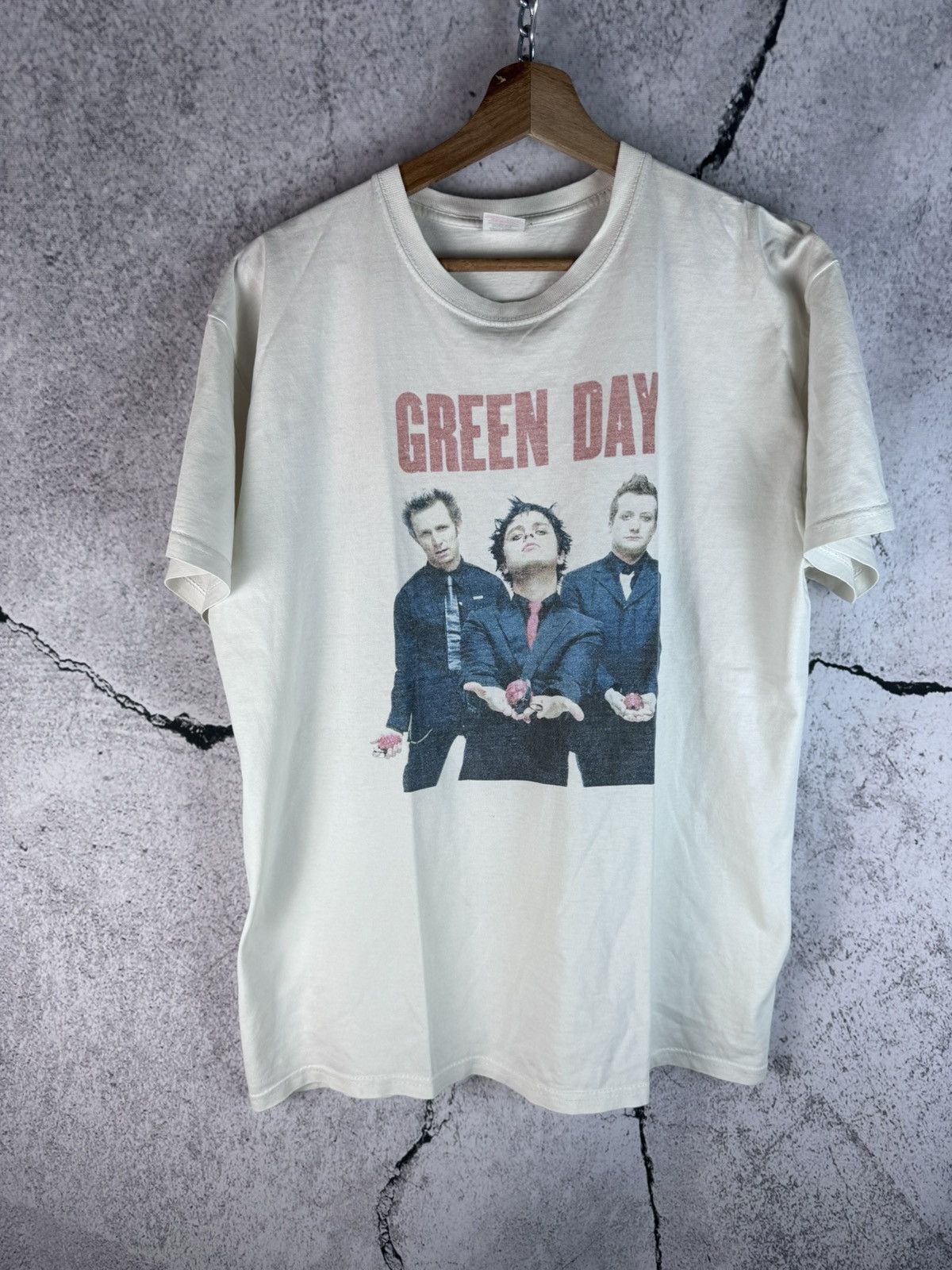 Band Tees Vintage 00s Green Day t-shirt rare retro hype Size US L / EU 52-54 / 3 - 1 Thumbnail