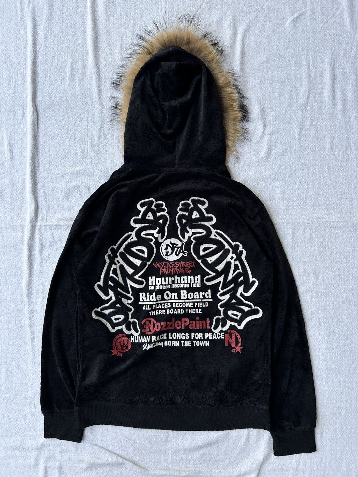 Japanese Brand One’s sunday best japan hoodie velvet ifsixwasnine lgb Size US L / EU 52-54 / 3 - 2 Thumbnail