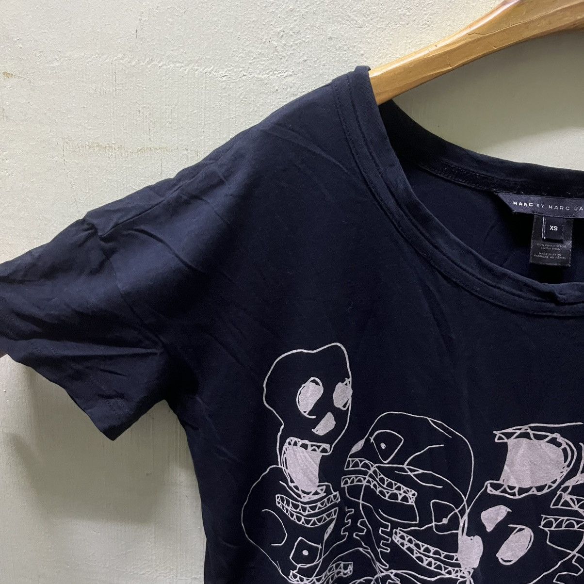 Marc by Marc Jacobs Rare Marc By Marc Jacobs Skull Print Tees Size US S / EU 44-46 / 1 - 3 Thumbnail