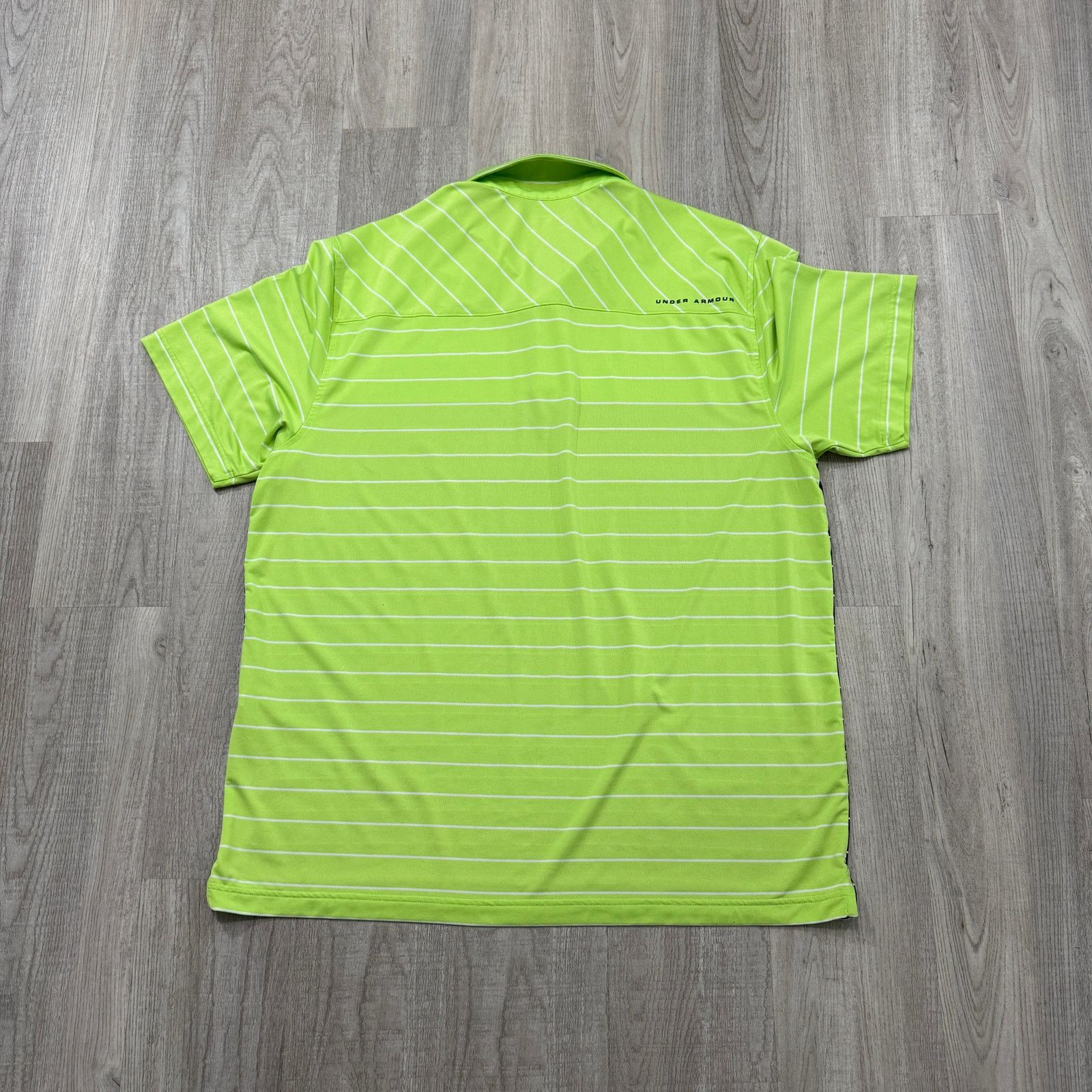 Under Armour Under Armour Polo Shirt Men's 2XL XXL Collared Striped Size US XXL / EU 58 / 5 - 5 Thumbnail