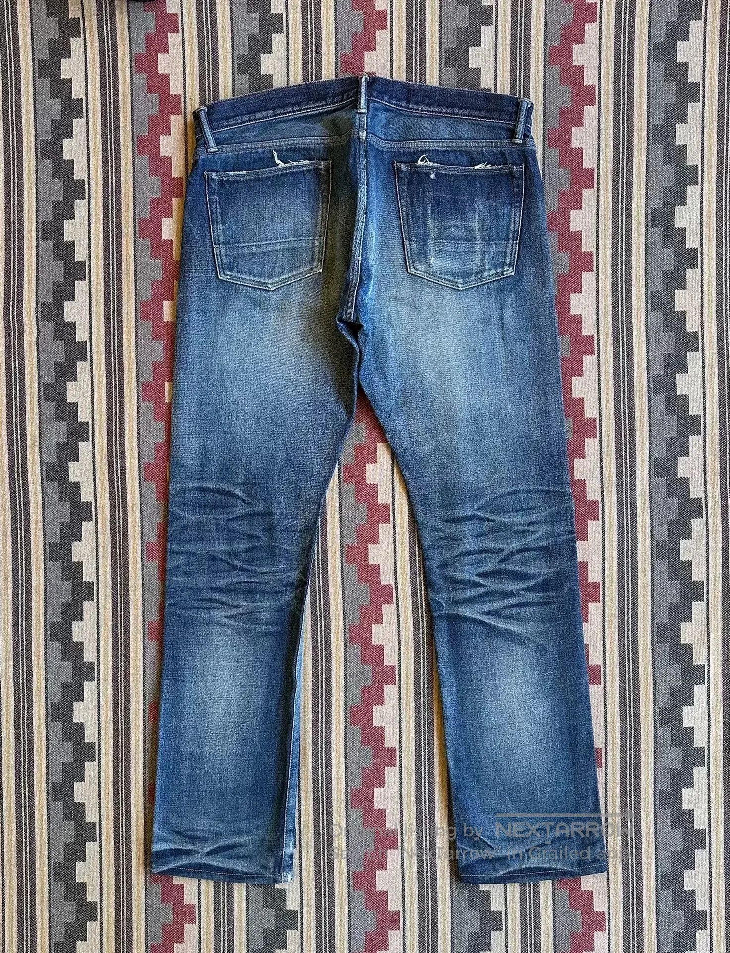 Japanese Brand fabric brand selvage denim pants. Size US 33 - 2 Thumbnail