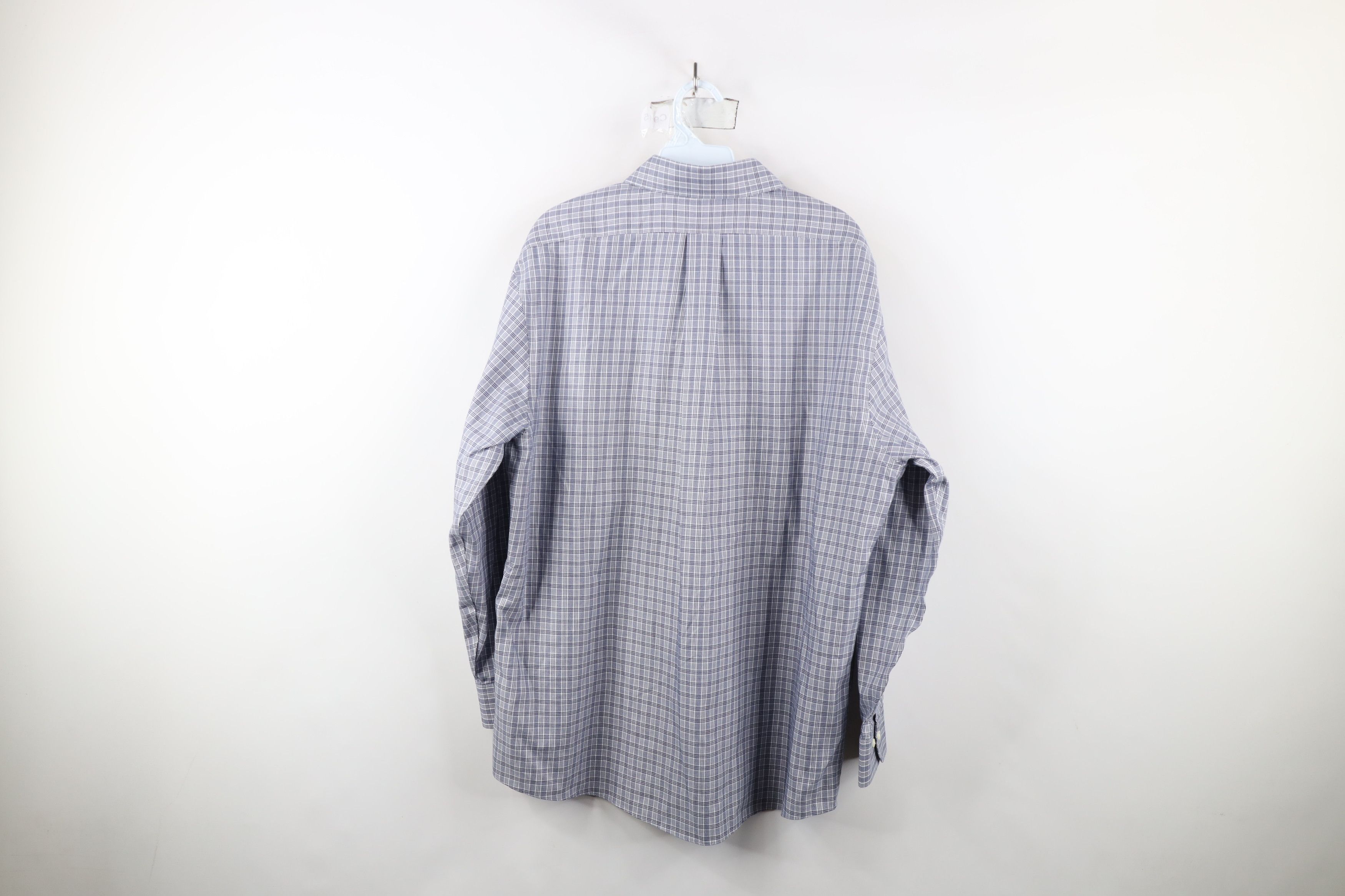 Brooks Brothers × Vintage Vintage Brooks Brothers Non Iron Collared Button Shirt Plaid Size US M / EU 48-50 / 2 - 10 Thumbnail