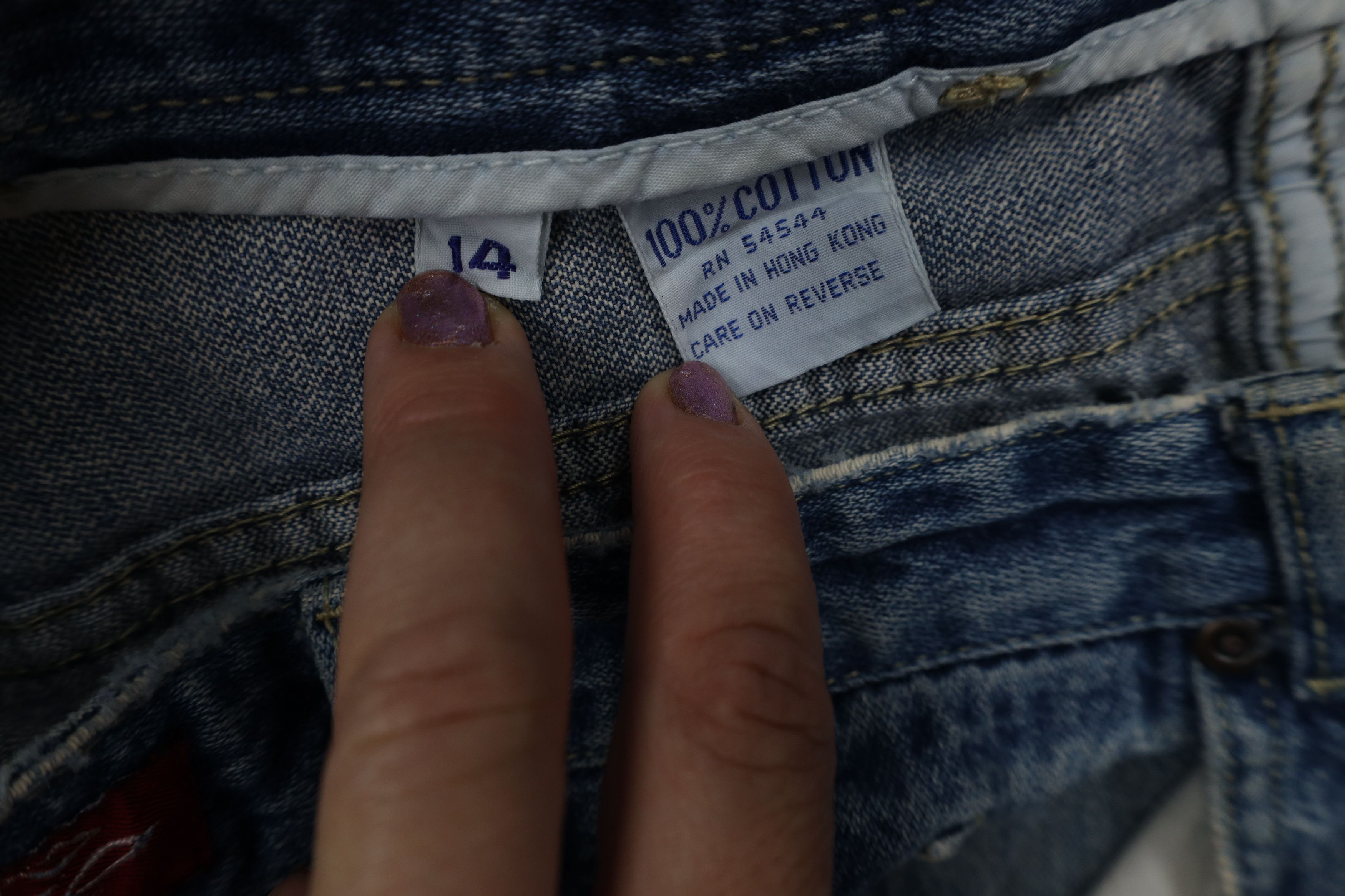 Vintage Vintage 90s Streetwear Relaxed Fit Bootcut Denim Jeans Blue Size 36" / US 14 / IT 50 - 10 Thumbnail