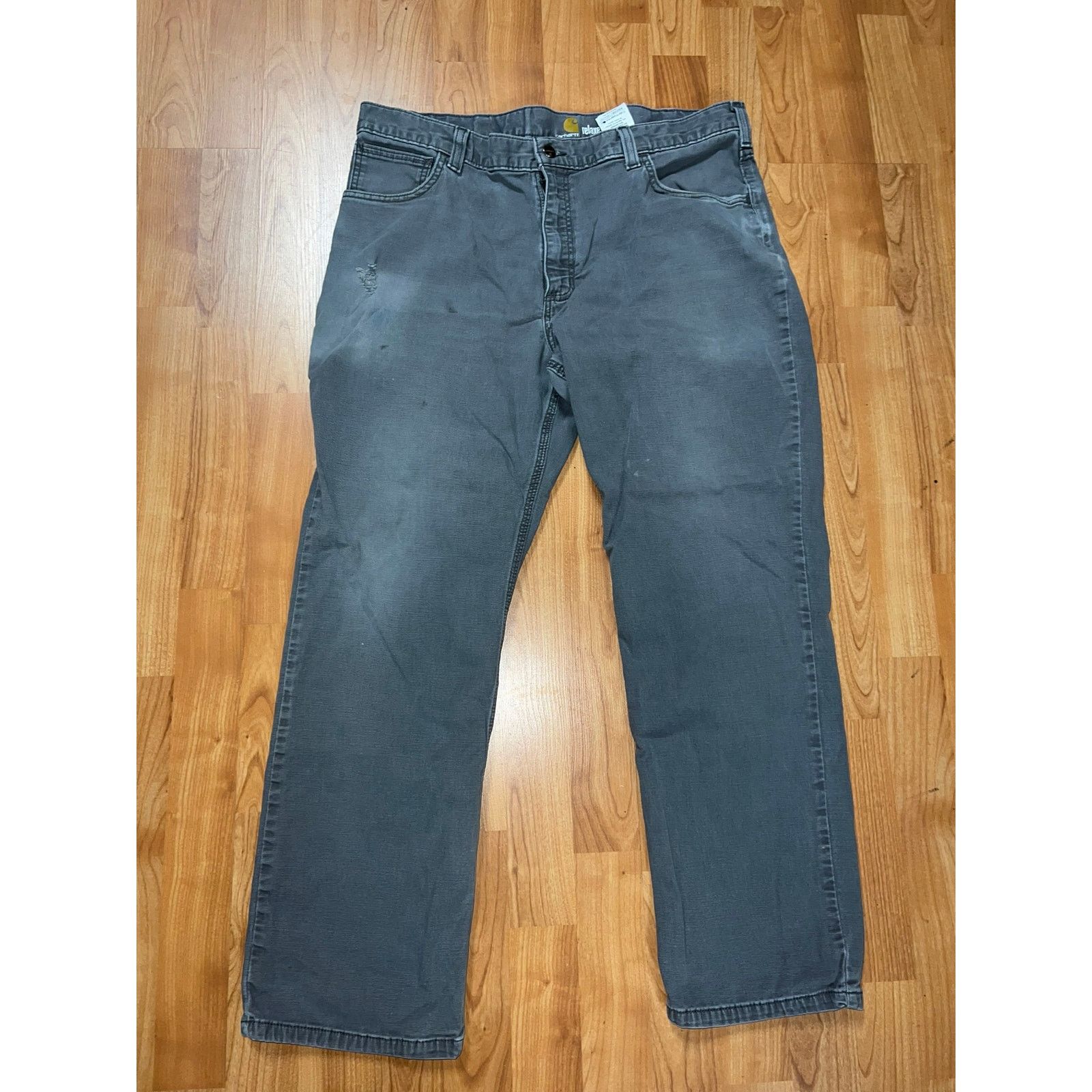 Carhartt Carhartt Pants Workwear Bottoms Dungaree Relaxed Gray 38x30 Size US 38 / EU 54 - 2 Thumbnail