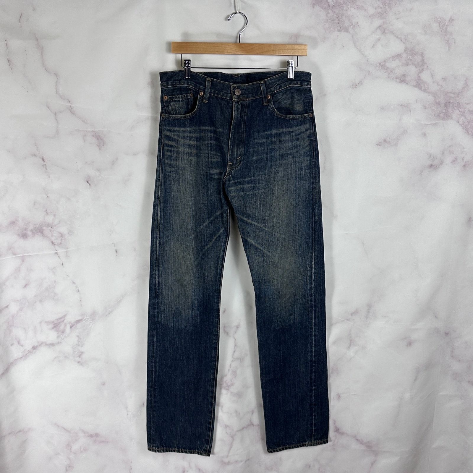 Levi's Japanese 505 Straight Blue Denim Size US 34 / EU 50 - 1 Thumbnail
