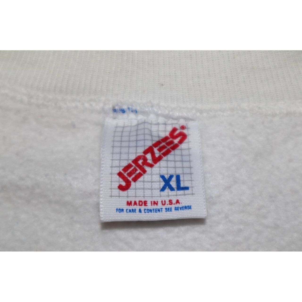 Jerzees Vintage 90s Looney Tunes Sweatshirt White Bugs Bunny Taz XL Size US XL / EU 56 / 4 - 2 Thumbnail