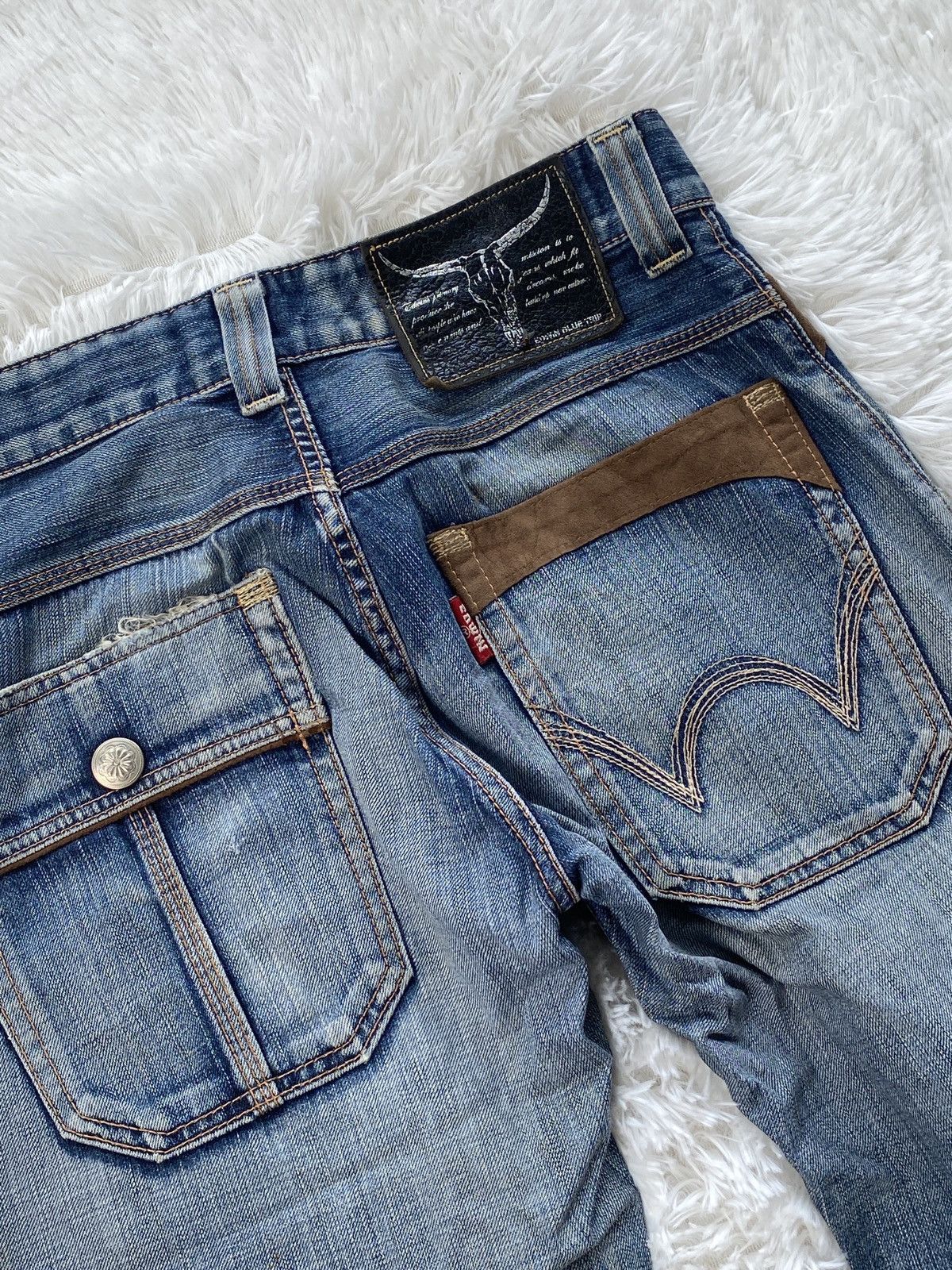 Edwin 💥Last Drop 💥Edwin Bushpant BlueTrip Pant Jeans Made in Japan Size US 31 - 15 Thumbnail
