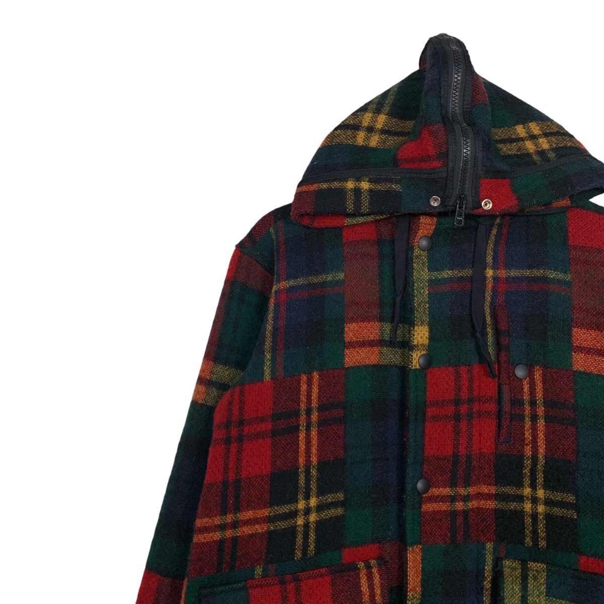 Johnson Woolen Mills Vintage 80s JOHNSON WOOLEN MILLS Plaid Wool Jacket 2704-C121 Size US M / EU 48-50 / 2 - 6 Thumbnail