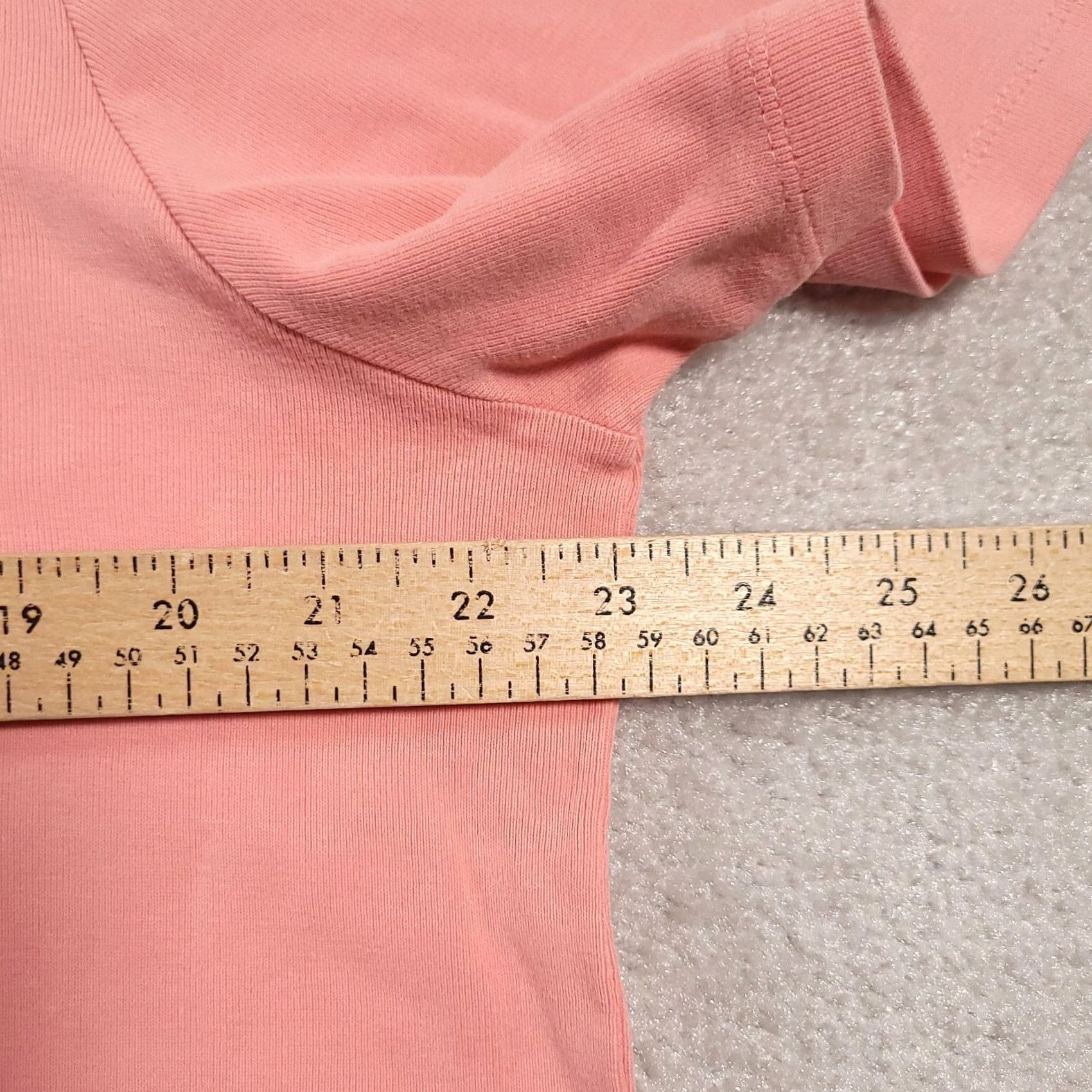 Vintage Willow Bay Womens Plus Size 1X Shirt Pink Short Sleeve Cotton T-Shirt Size XL / US 12-14 / IT 48-50 - 4 Thumbnail