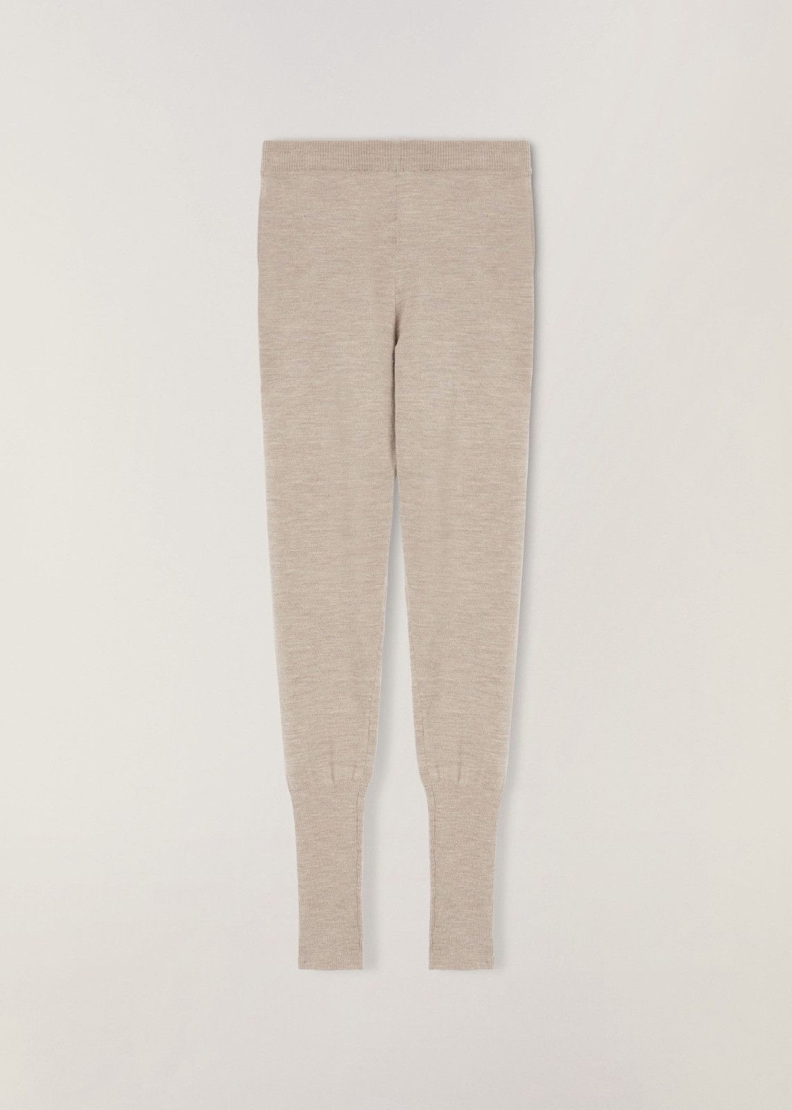 Loro Piana o1srvl11e1125 FAN6199 Cocooning Af Leggings in Beige Size 25" / US 0 / IT 36 - 1 Thumbnail