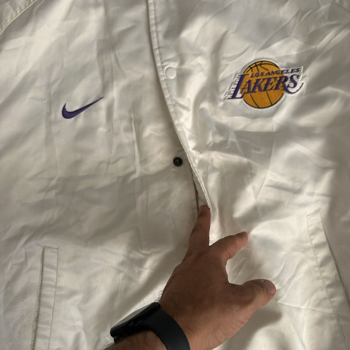 Nike NIKE LAKERS vintage bomber Size US XXL / EU 58 / 5 - 6 Thumbnail