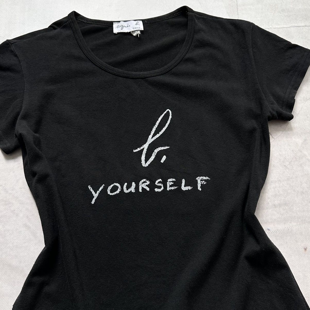 agnes b. Vintage Agnes B Yourself France T Shirt Cop Copine Vibe Size M / US 6-8 / IT 42-44 - 3 Thumbnail