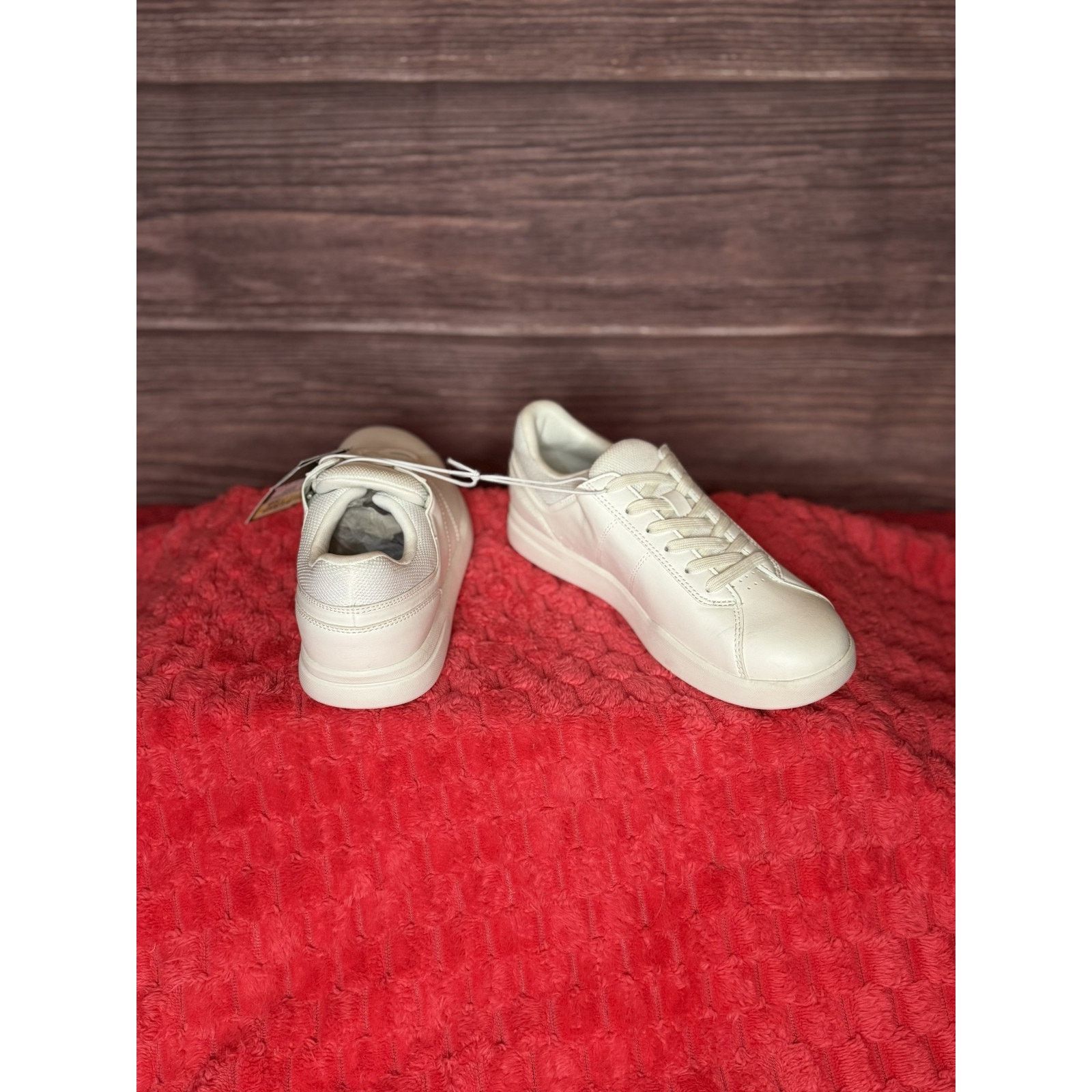 Target Basics Goodfellow & Co. Men's Size 7 All-White Scout Sneakers Size US 7 / EU 40 - 3 Thumbnail