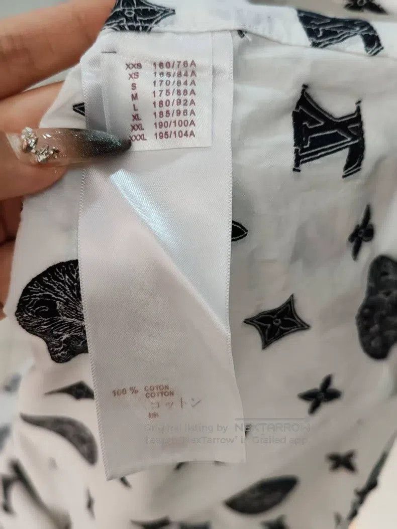 Louis Vuitton Louis Vuitton Embroidered Full Print Shirt Size US XL / EU 56 / 4 - 4 Thumbnail