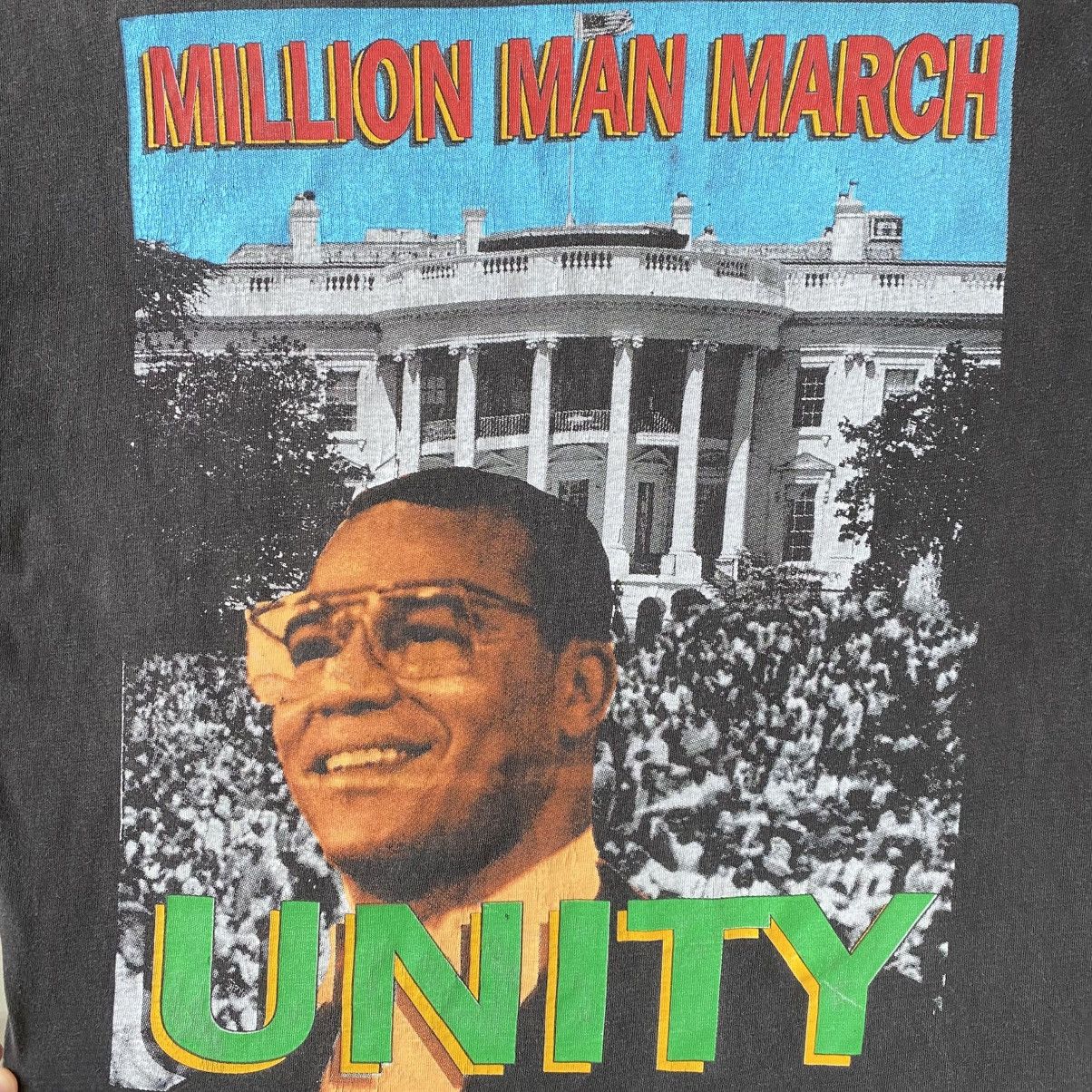 Vintage 1995 Million Man March Rap Tee Size US L / EU 52-54 / 3 - 4 Thumbnail