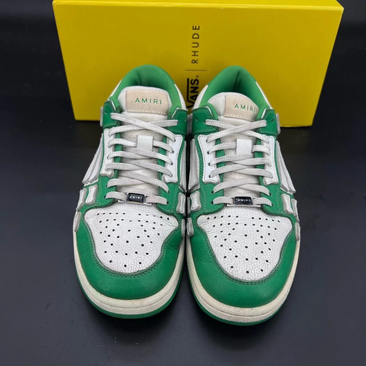 Amiri Amiri Bone Shoes OG White/Green 42 With Box Slight Scuffs Size US 9 / EU 42 - 4 Thumbnail