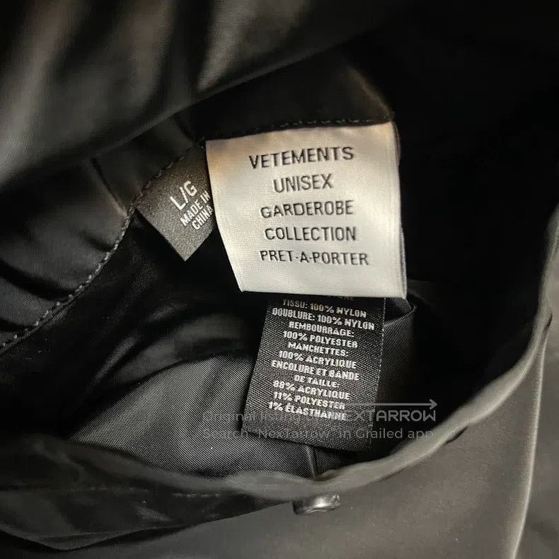 Vetements Vetements Joint-branded oversized flight jacket Size US L / EU 52-54 / 3 - 8 Thumbnail