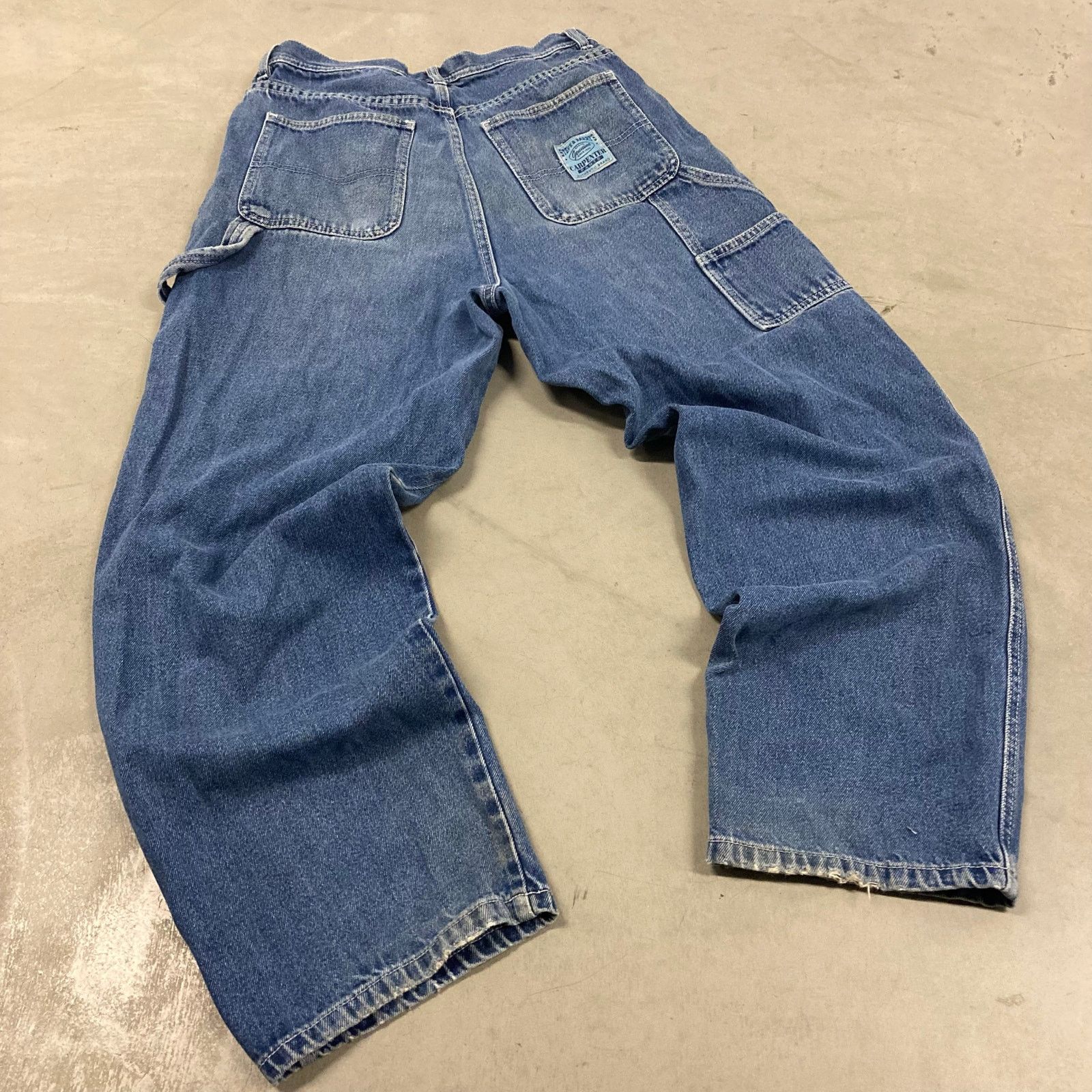 Vintage Baggy y2k Steve and Barrys carpenter Cargo Pants 32x30 Size US 32 / EU 48 - 2 Thumbnail