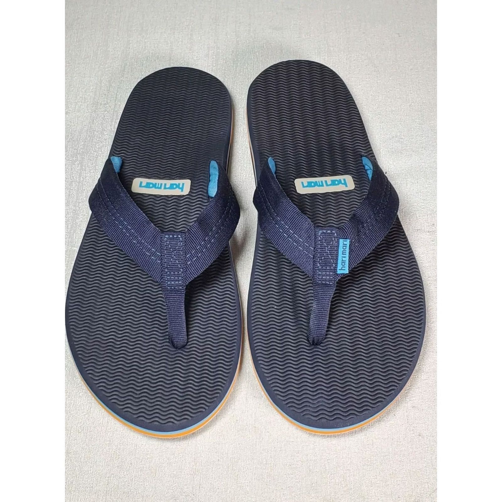 Vintage Hari Mari Dunes Flip Flop Sandal Blue Men's US 11 Size ONE SIZE - 6 Thumbnail