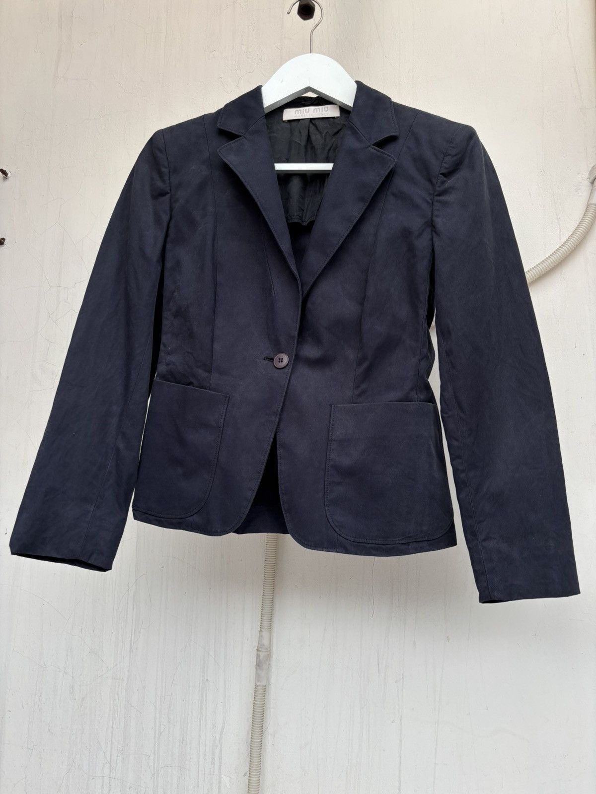 Miu Miu × Prada AW1997 Miu Miu Blazer Jacket Size S / US 4 / IT 40 - 1 Thumbnail