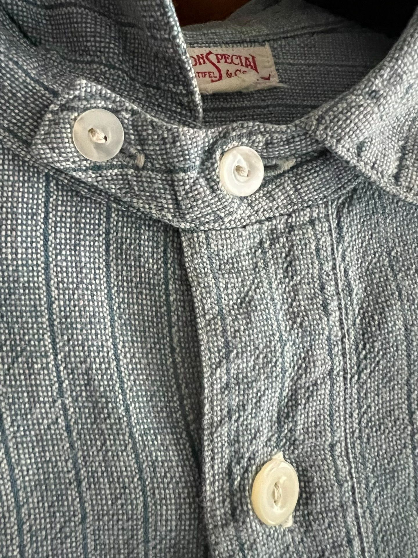 Freewheelers Freewheelers Vintage Striped Work Shirt Size US XXL / EU 58 / 5 - 5 Thumbnail